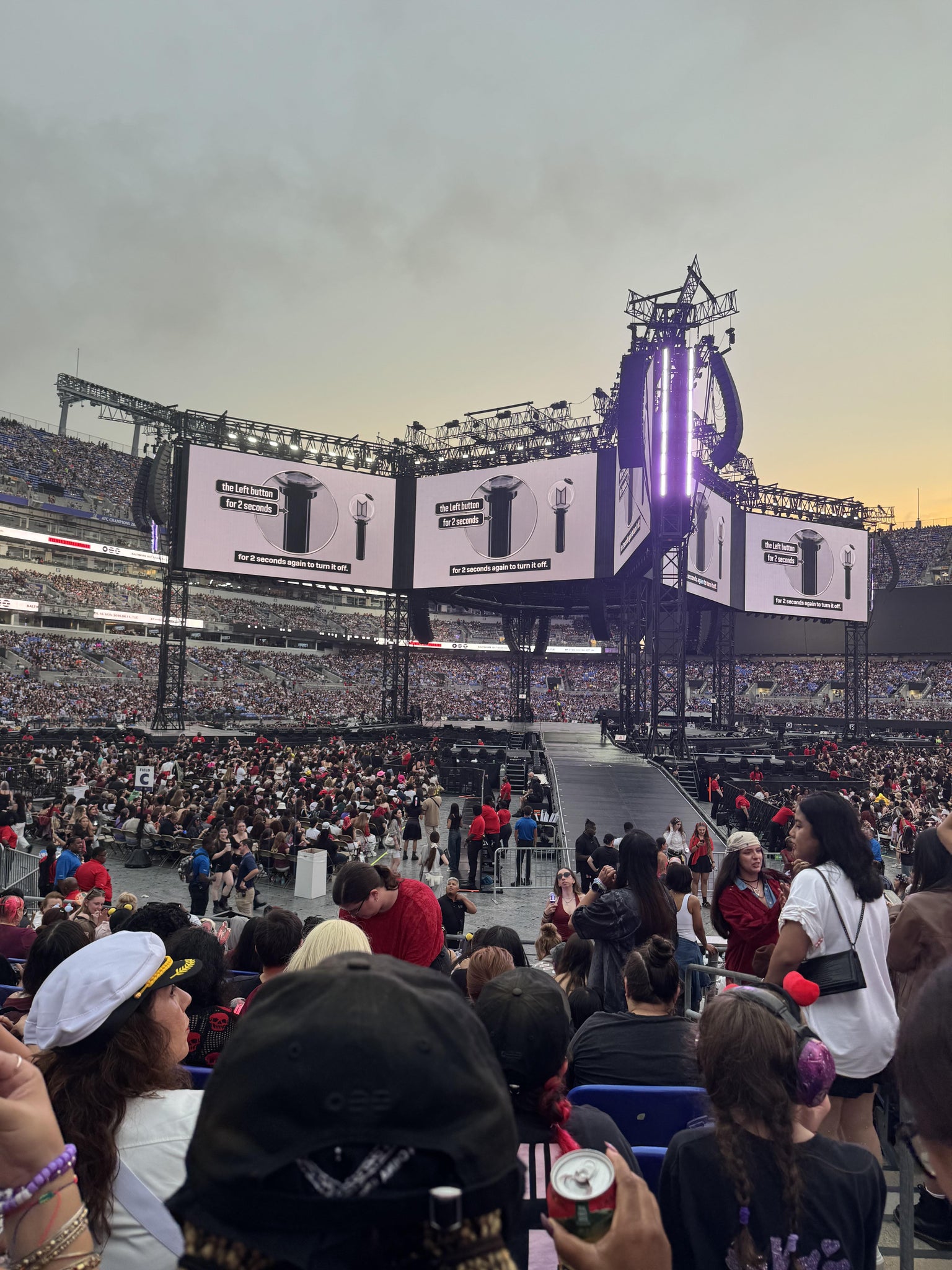Real Fan View taken from Section 109 at M&T Bank Stadium by Breanna C