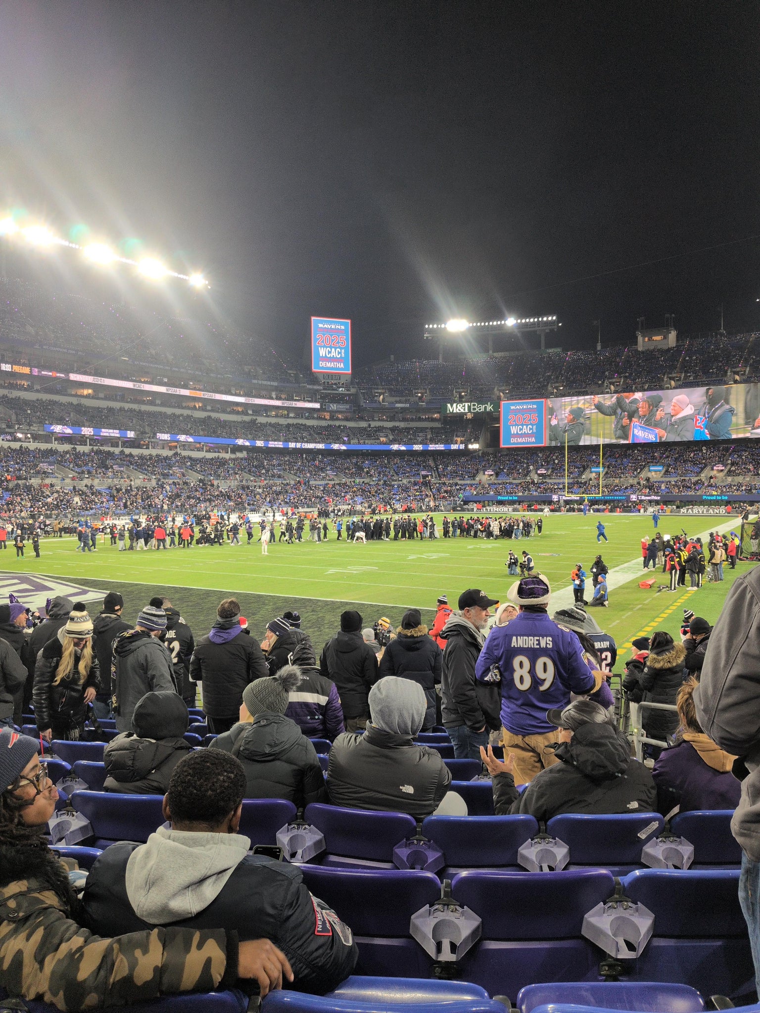 Real Fan View taken from Section 109 at M&T Bank Stadium by Ryan S