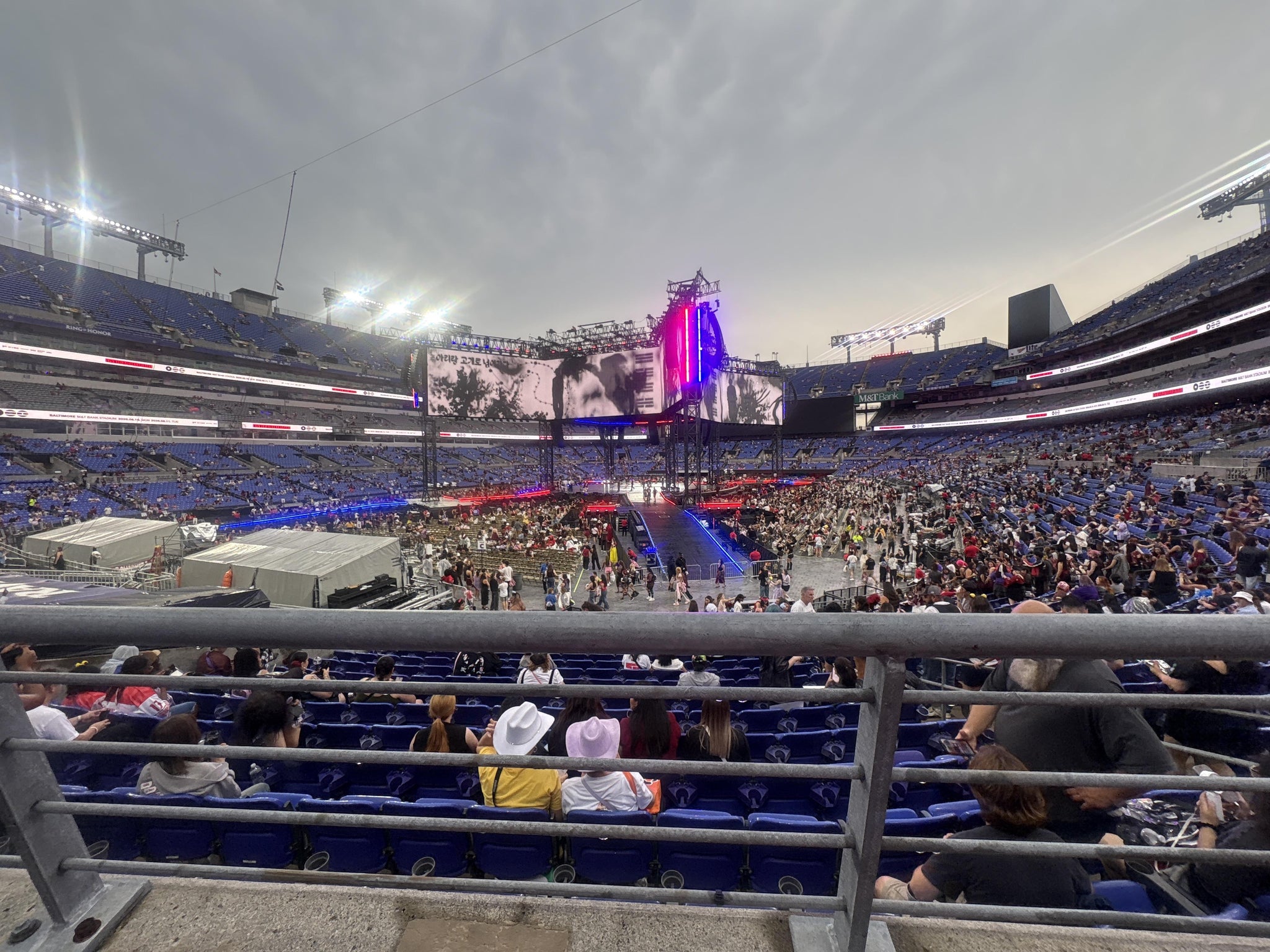 Real Fan View taken from Section 109 at M&T Bank Stadium by Trinity M