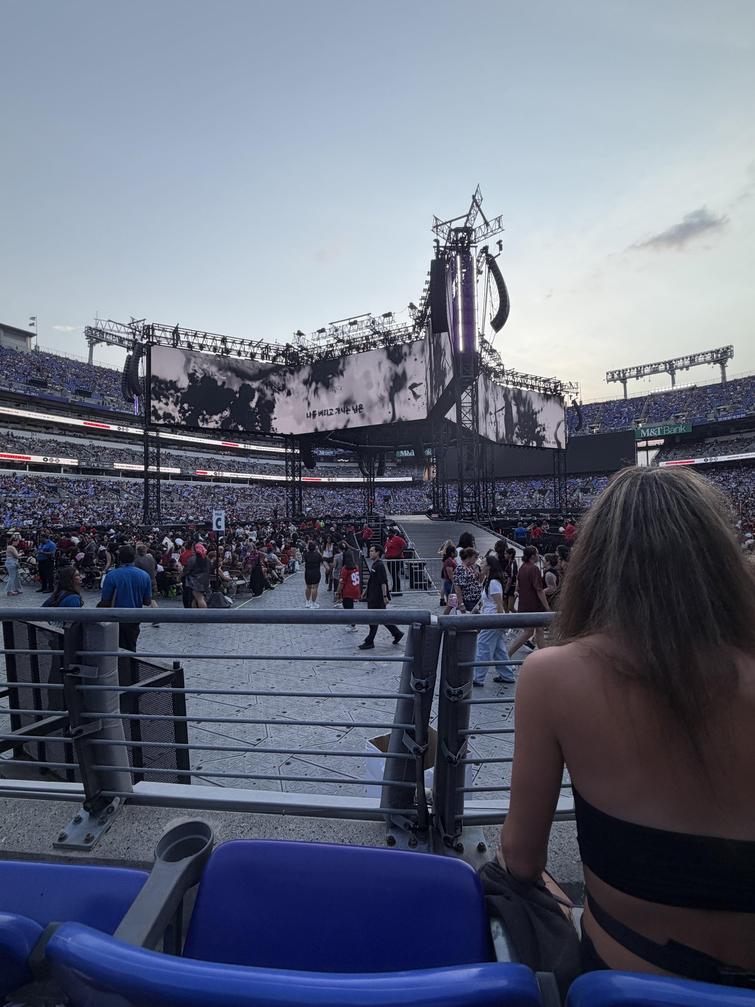 Real Fan View taken from Section 109 at M&T Bank Stadium by Trishia O