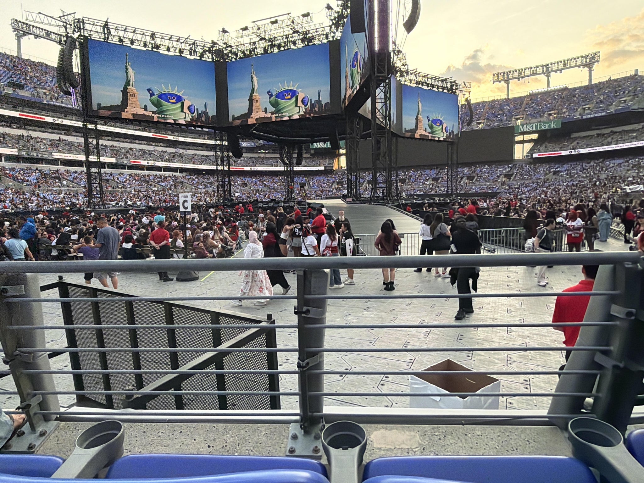 Real Fan View taken from Section 109 at M&T Bank Stadium by Jing jing M