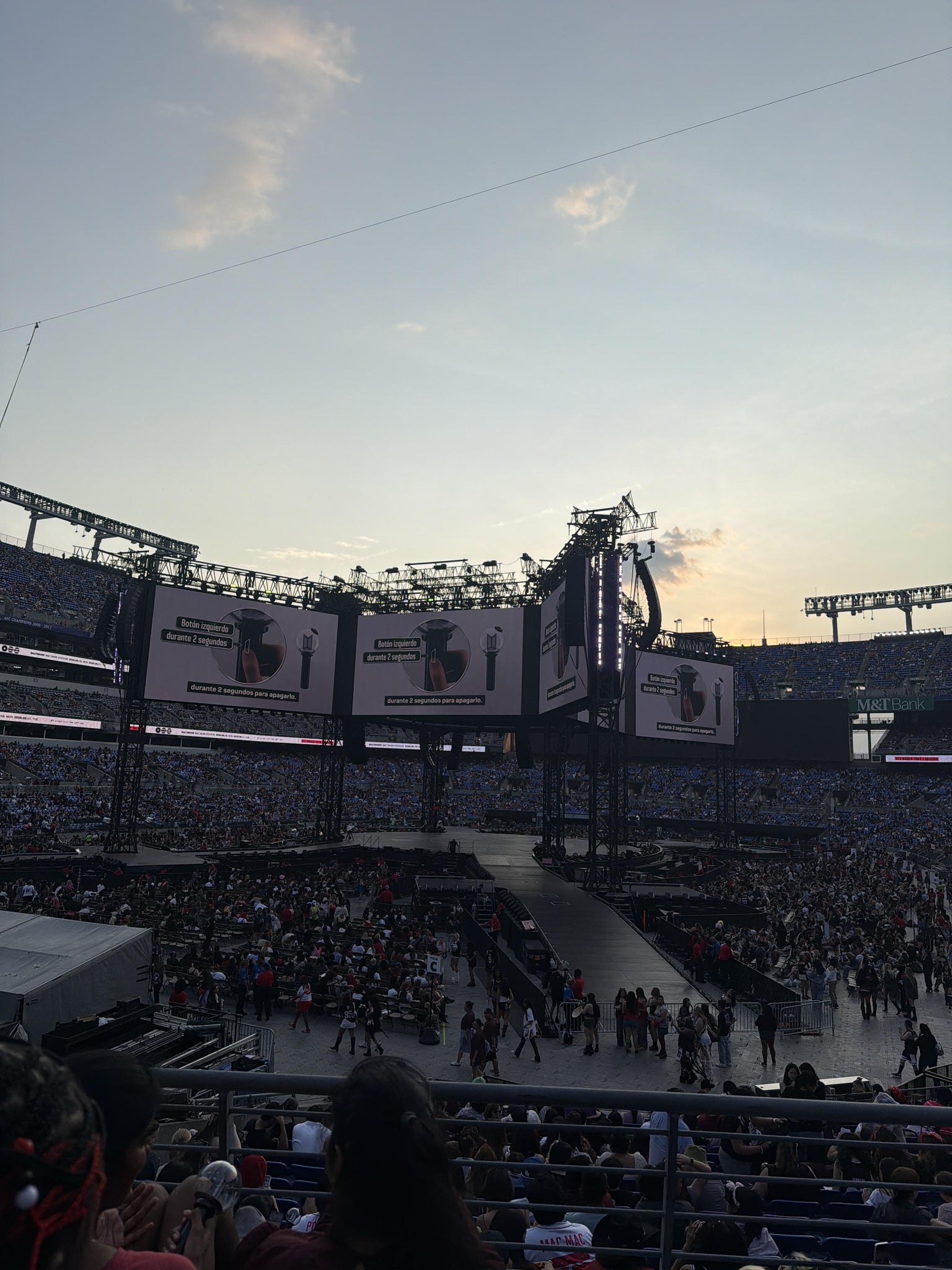 Real Fan View taken from Section 109 at M&T Bank Stadium by Celimar N