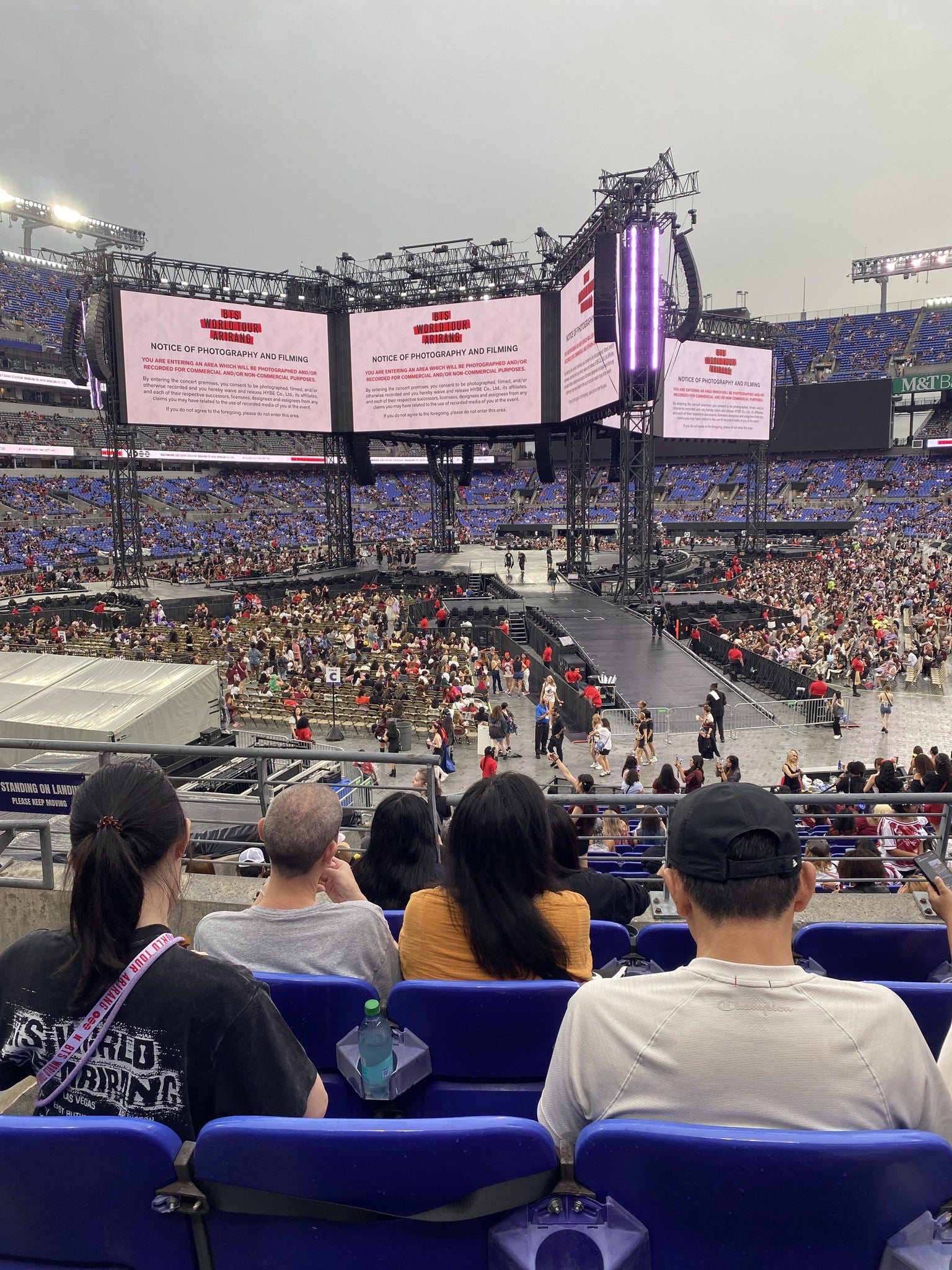 Real Fan View taken from Section 109 at M&T Bank Stadium by Isabel K