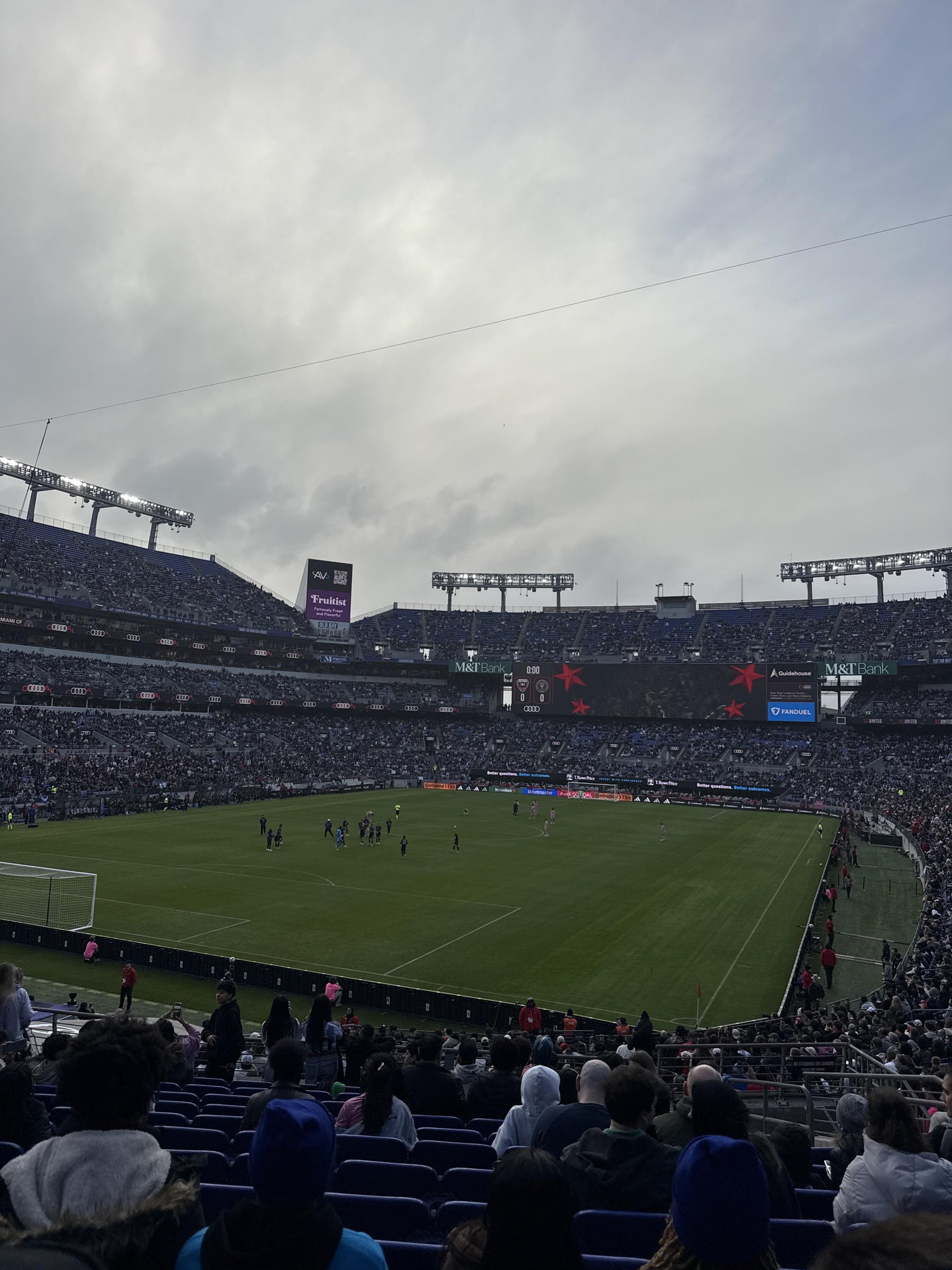 Real Fan View taken from Section 109 at M&T Bank Stadium by Anna C