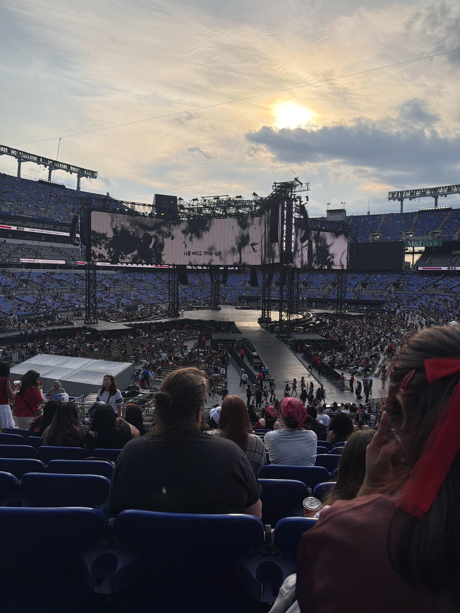 Real Fan View taken from Section 109 at M&T Bank Stadium by Melanie H