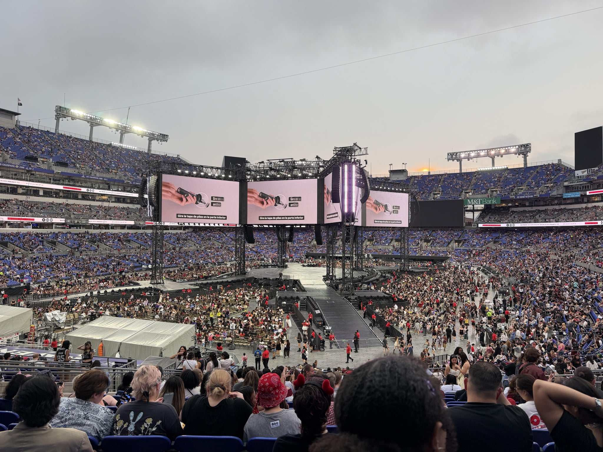 Real Fan View taken from Section 109 at M&T Bank Stadium by Emerson S