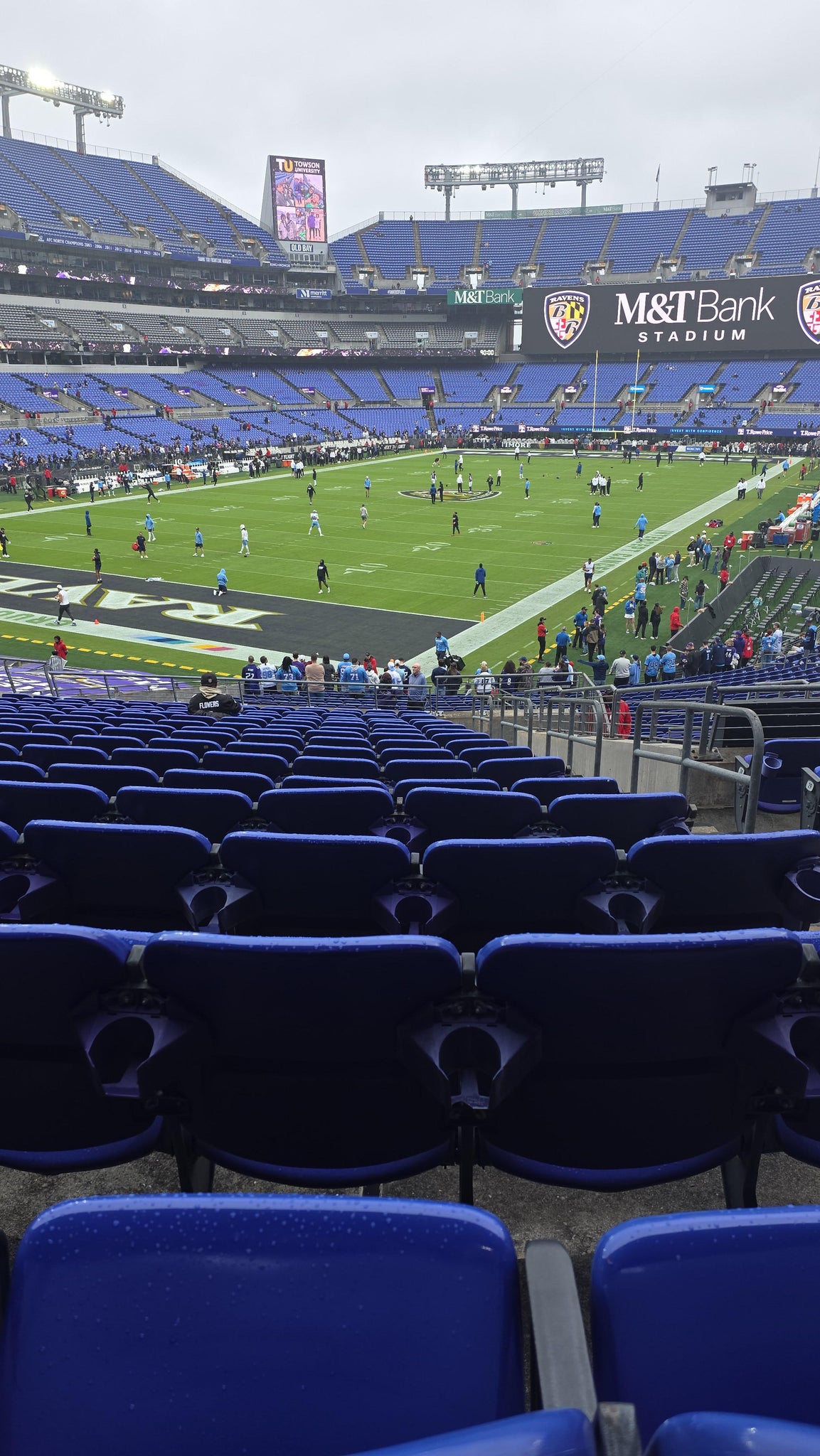 Real Fan View taken from Section 109 at M&T Bank Stadium by Lorenzo D