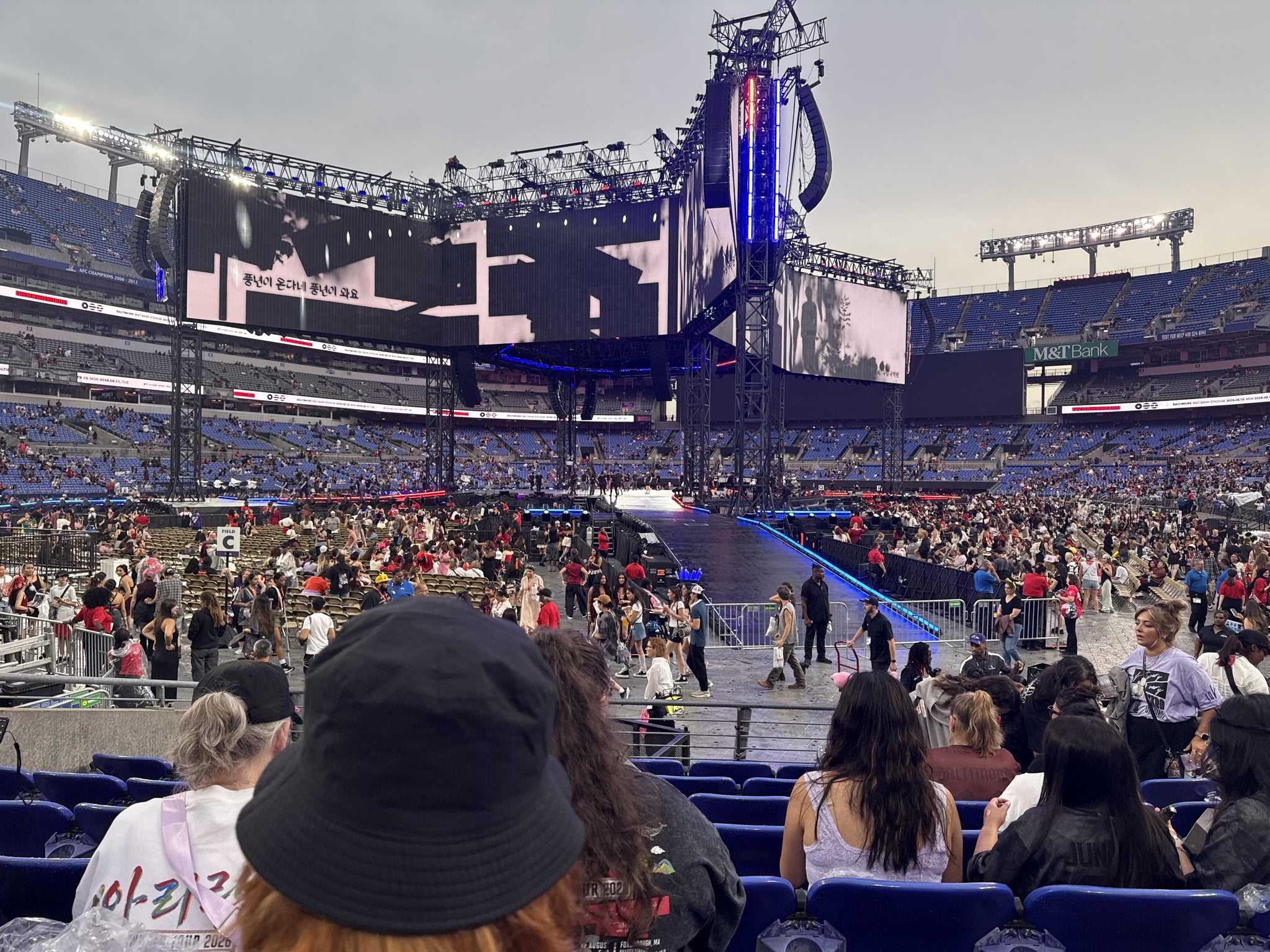 Real Fan View taken from Section 109 at M&T Bank Stadium by Natalie S