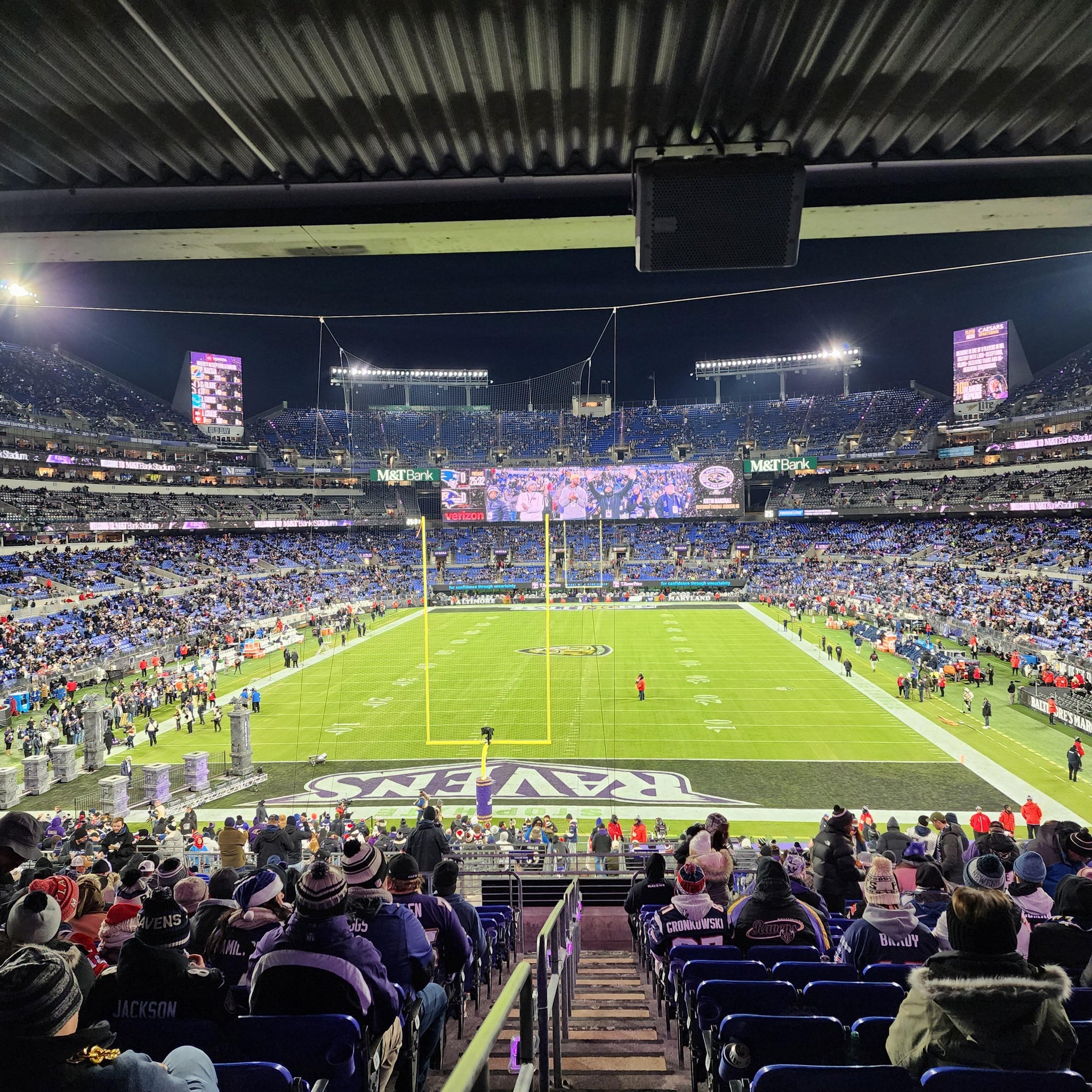 Real Fan View taken from Section 112 at M&T Bank Stadium by Fred B