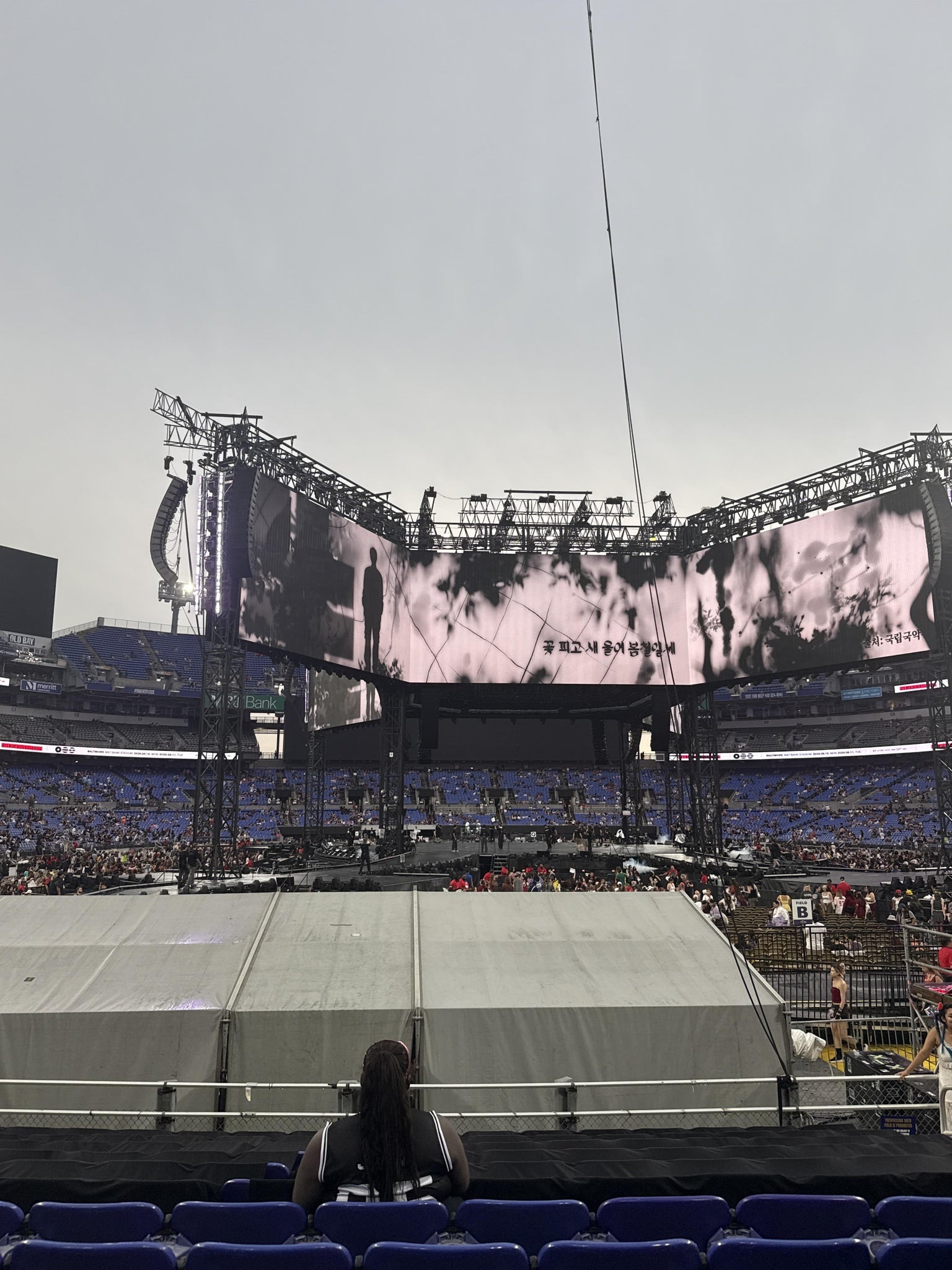 Vue réelle des fans prise de la Section 114 au site M&T Bank Stadium par Kayleigh F