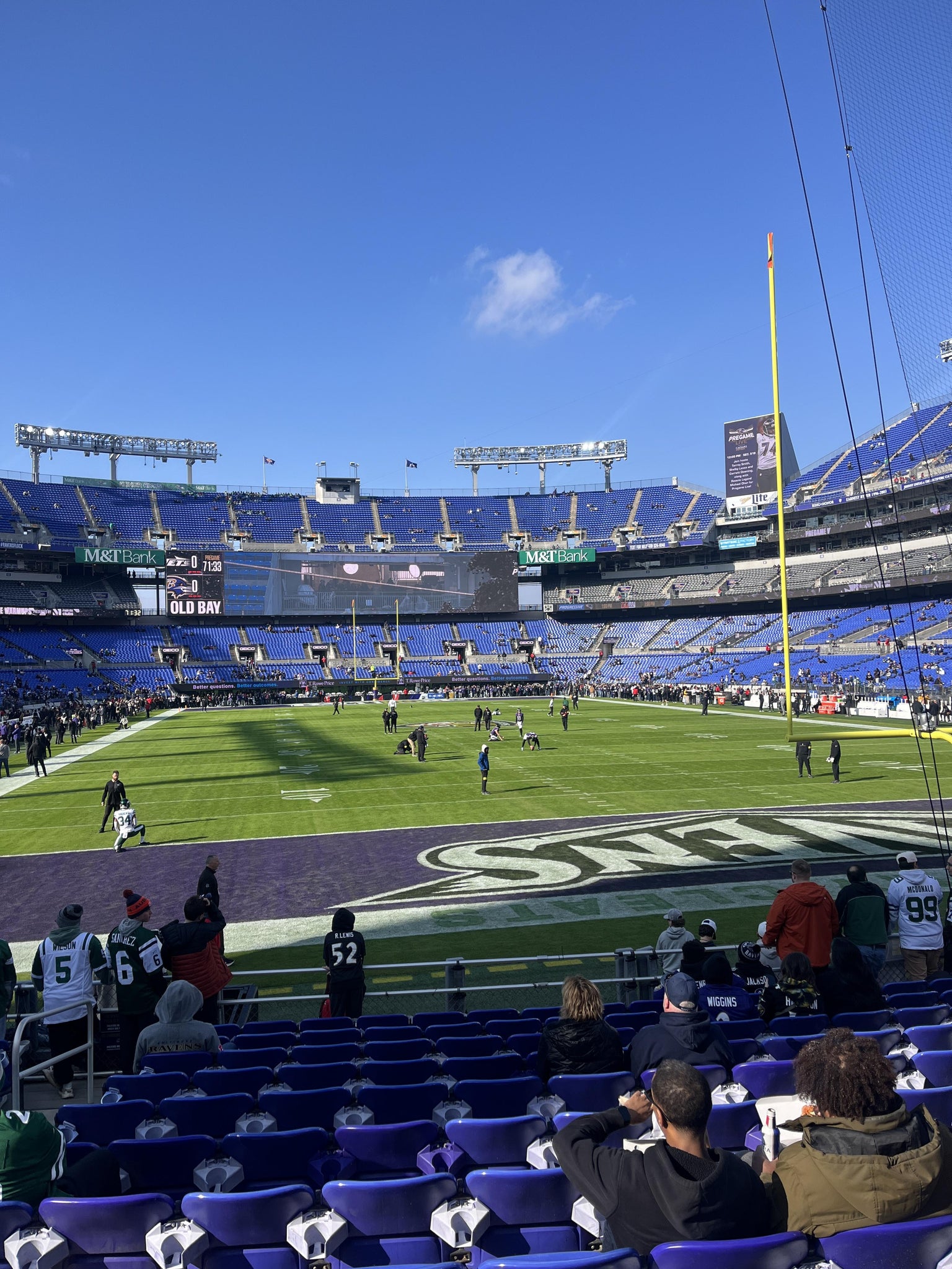 Real Fan View taken from Section 114 at M&T Bank Stadium by Barb M