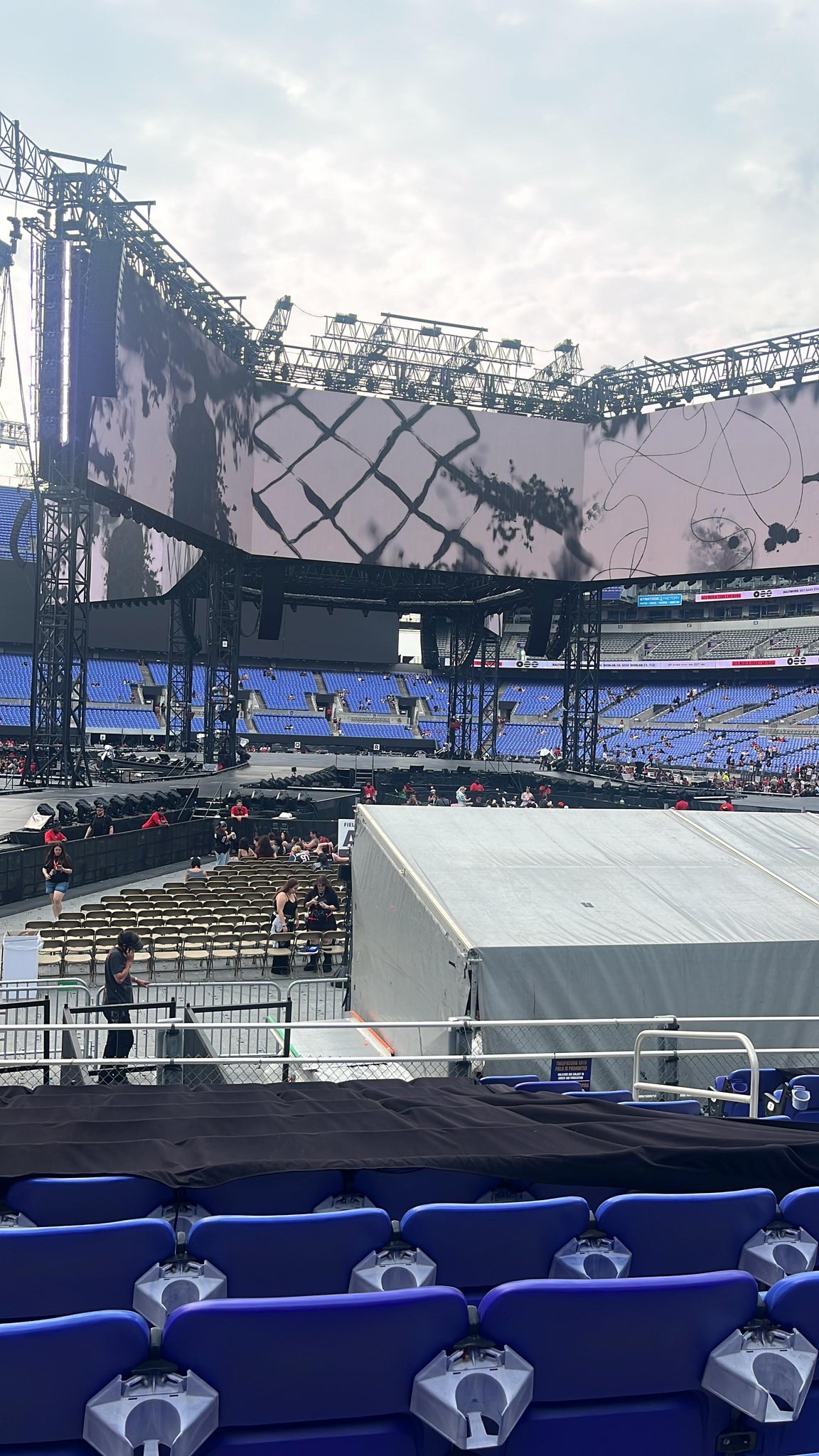 Real Fan View taken from Section 115 at M&T Bank Stadium by Nichole V
