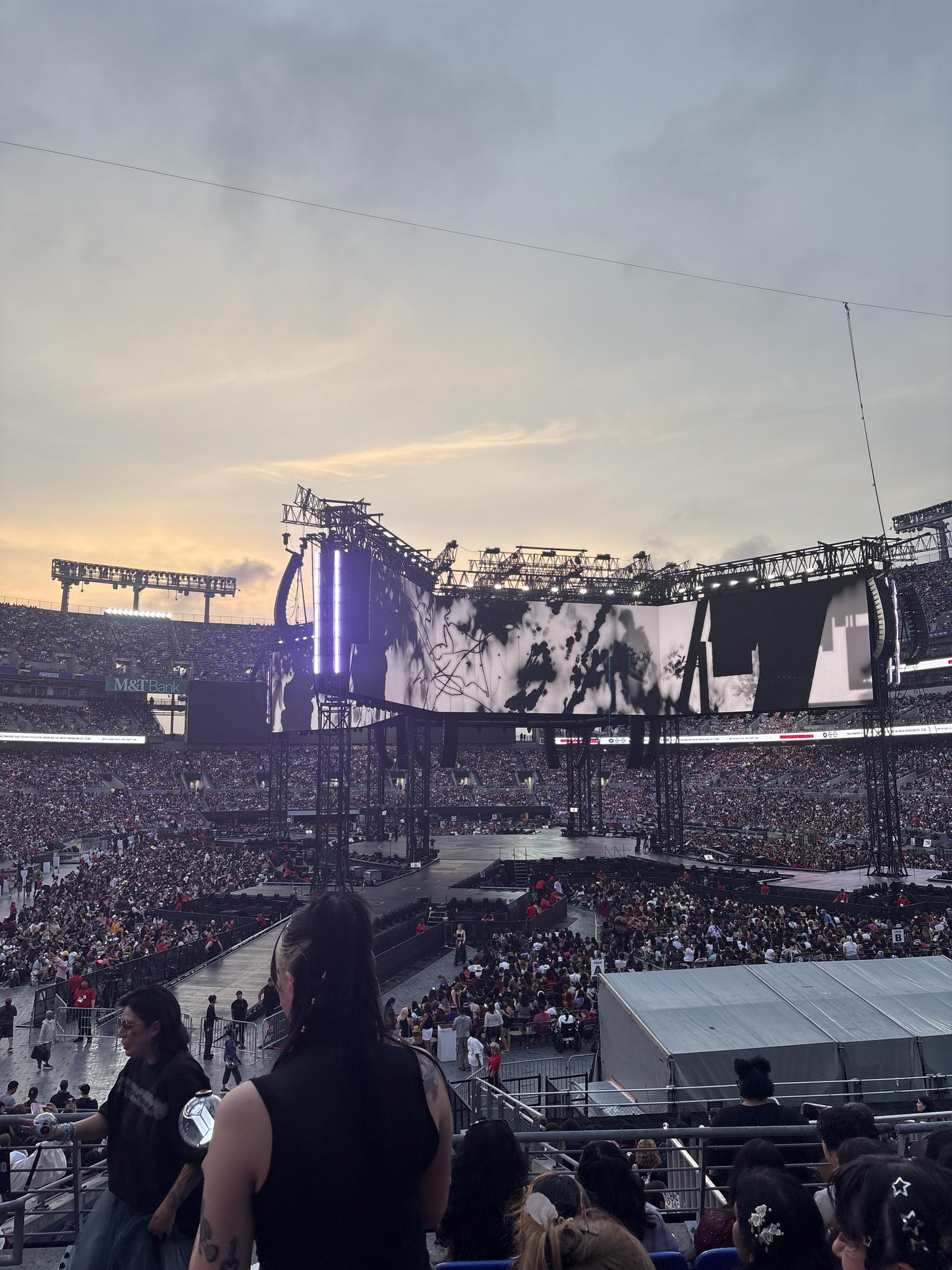 Vue réelle des fans prise de la Section 115 au site M&T Bank Stadium par Cam H