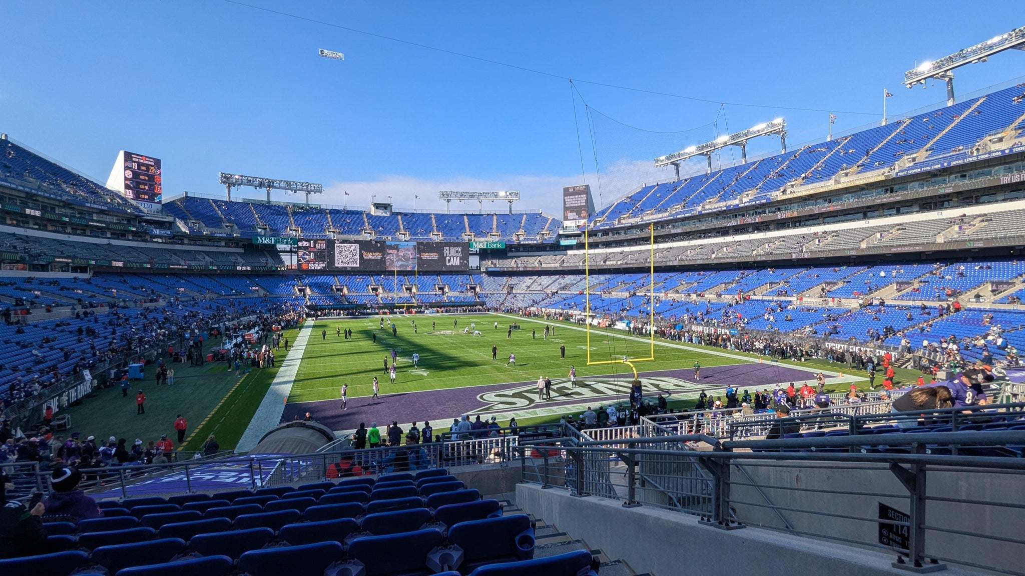 Real Fan View taken from Section 115 at M&T Bank Stadium by Ashlina R