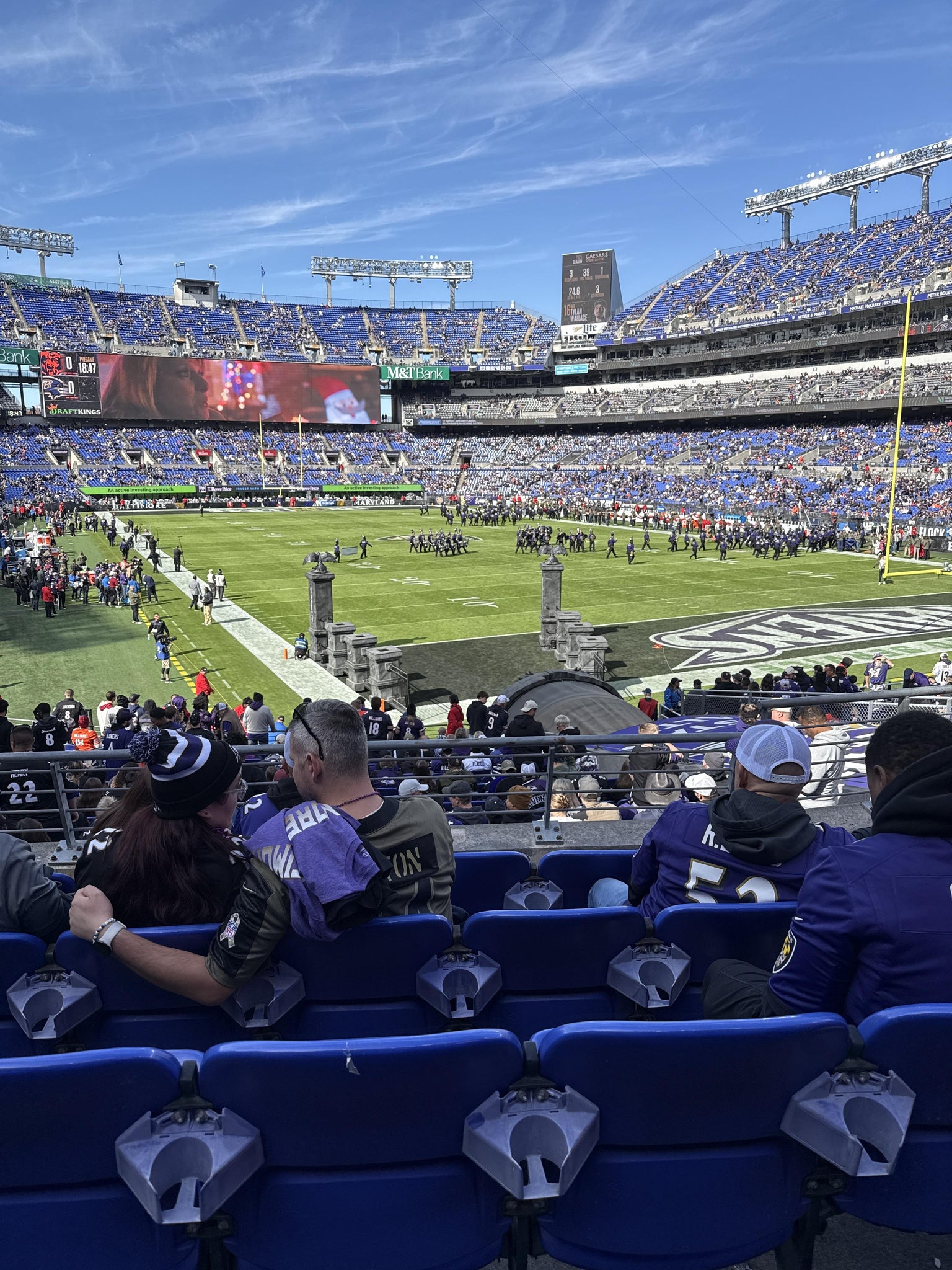 Real Fan View taken from Section 117 at M&T Bank Stadium by John B