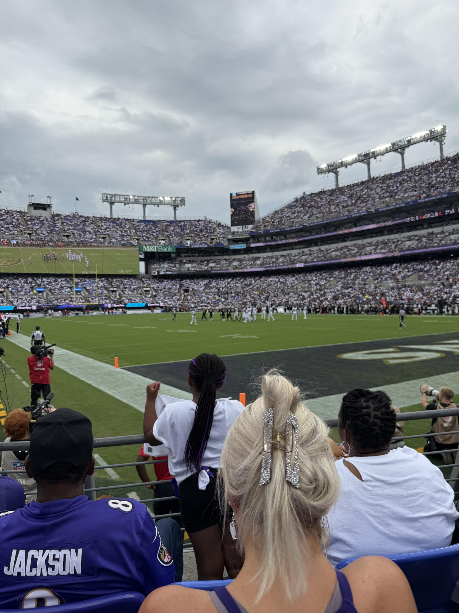 Real Fan View taken from Section 117 at M&T Bank Stadium by Bobby N
