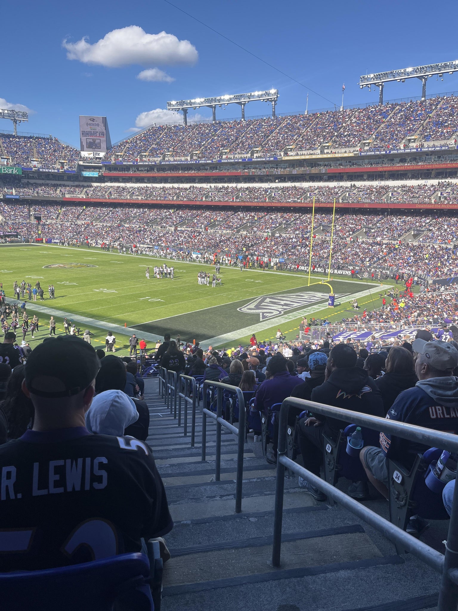 Real Fan View taken from Section 118 at M&T Bank Stadium by Muhammad S