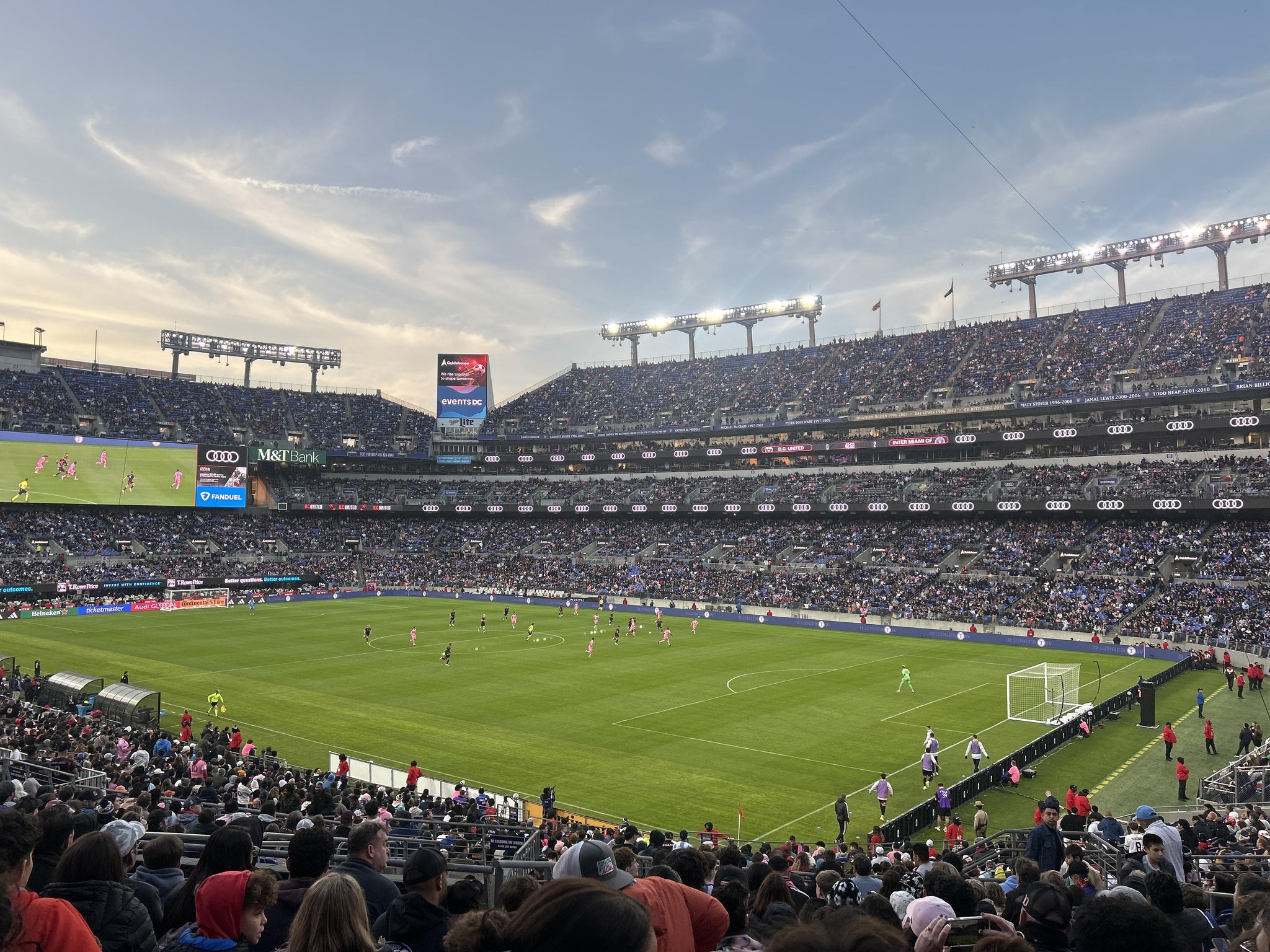 Vue réelle des fans prise de la Section 120 au site M&T Bank Stadium par Anonymous User