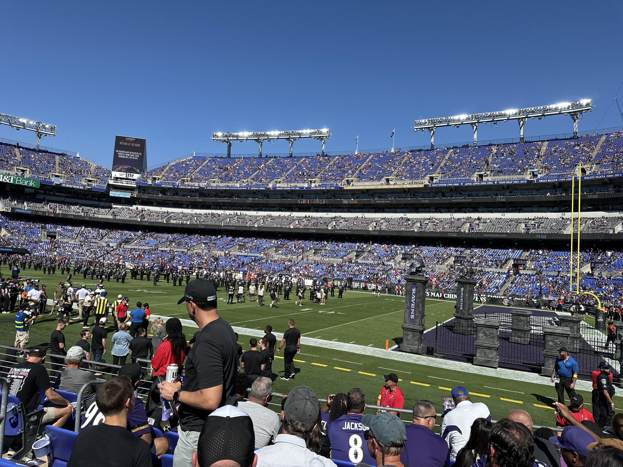 Real Fan View taken from Section 121 at M&T Bank Stadium by Bhavesh P