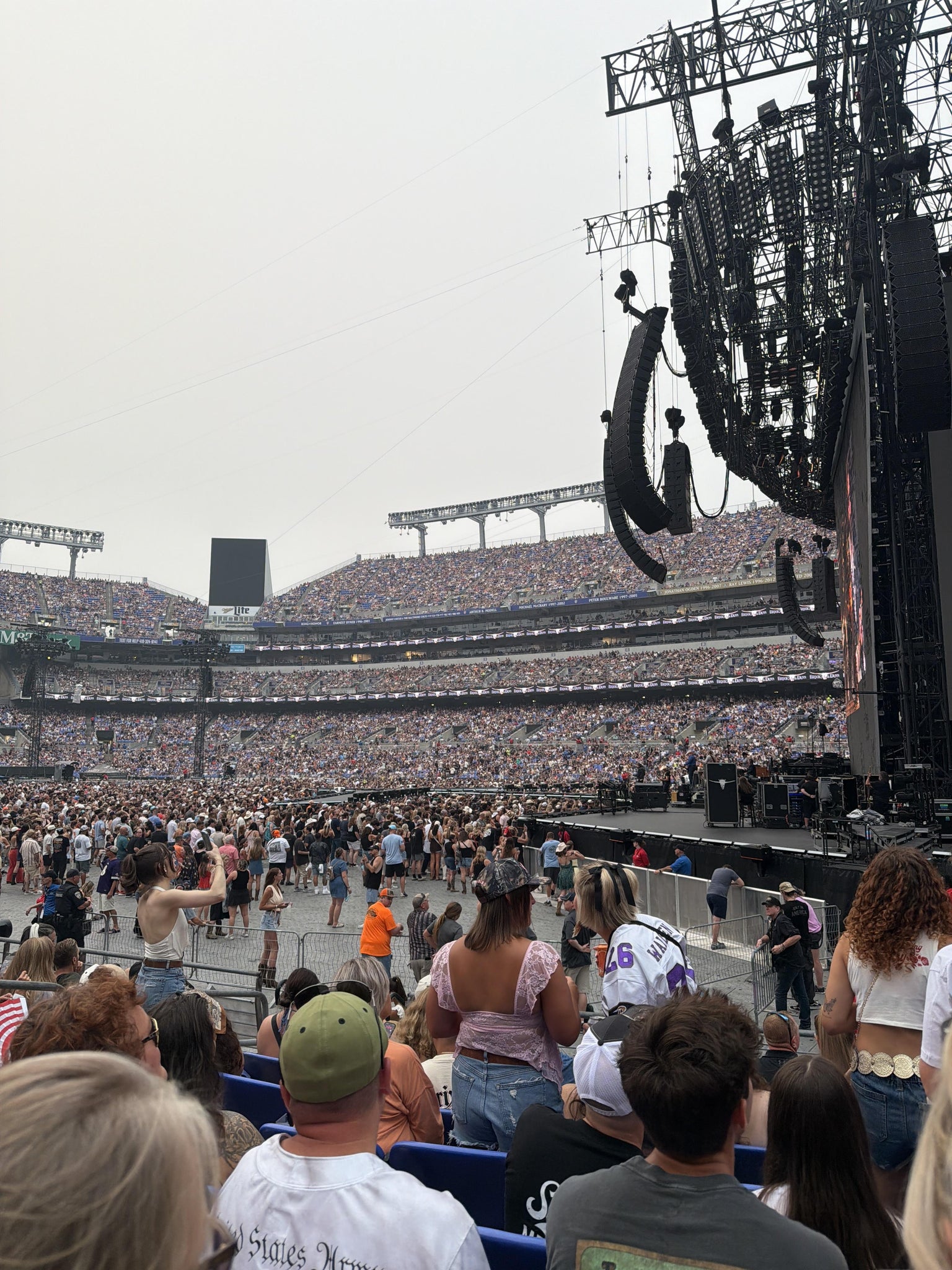 Real Fan View taken from Section 121 at M&T Bank Stadium by Jackie K