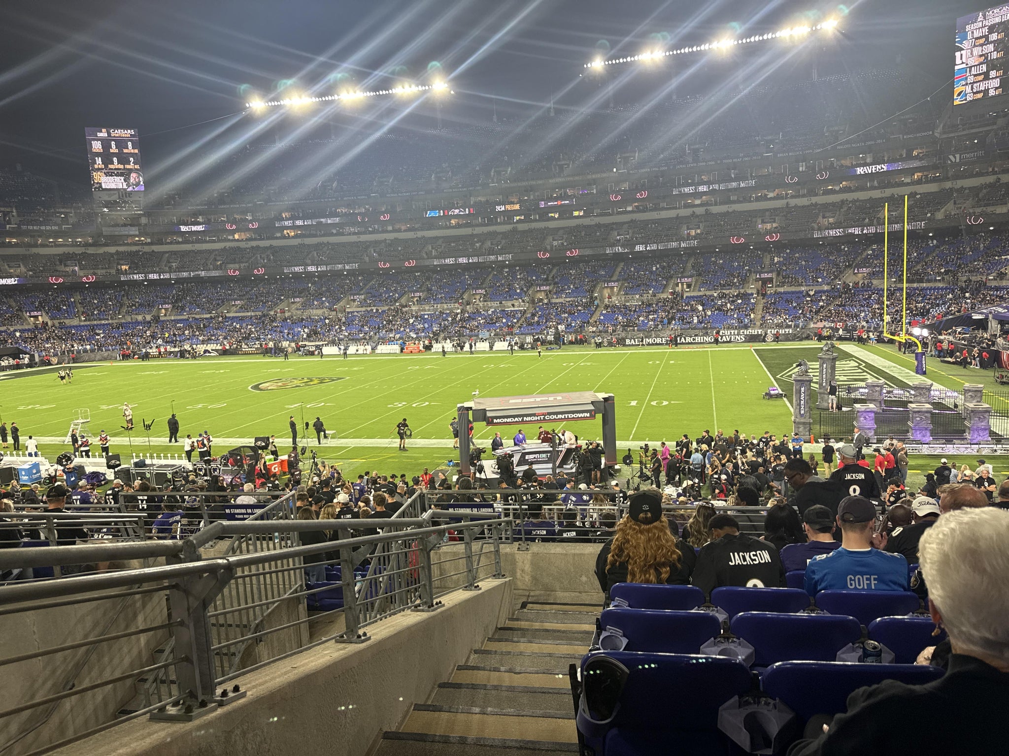Real Fan View taken from Section 123 at M&T Bank Stadium by Douglas S