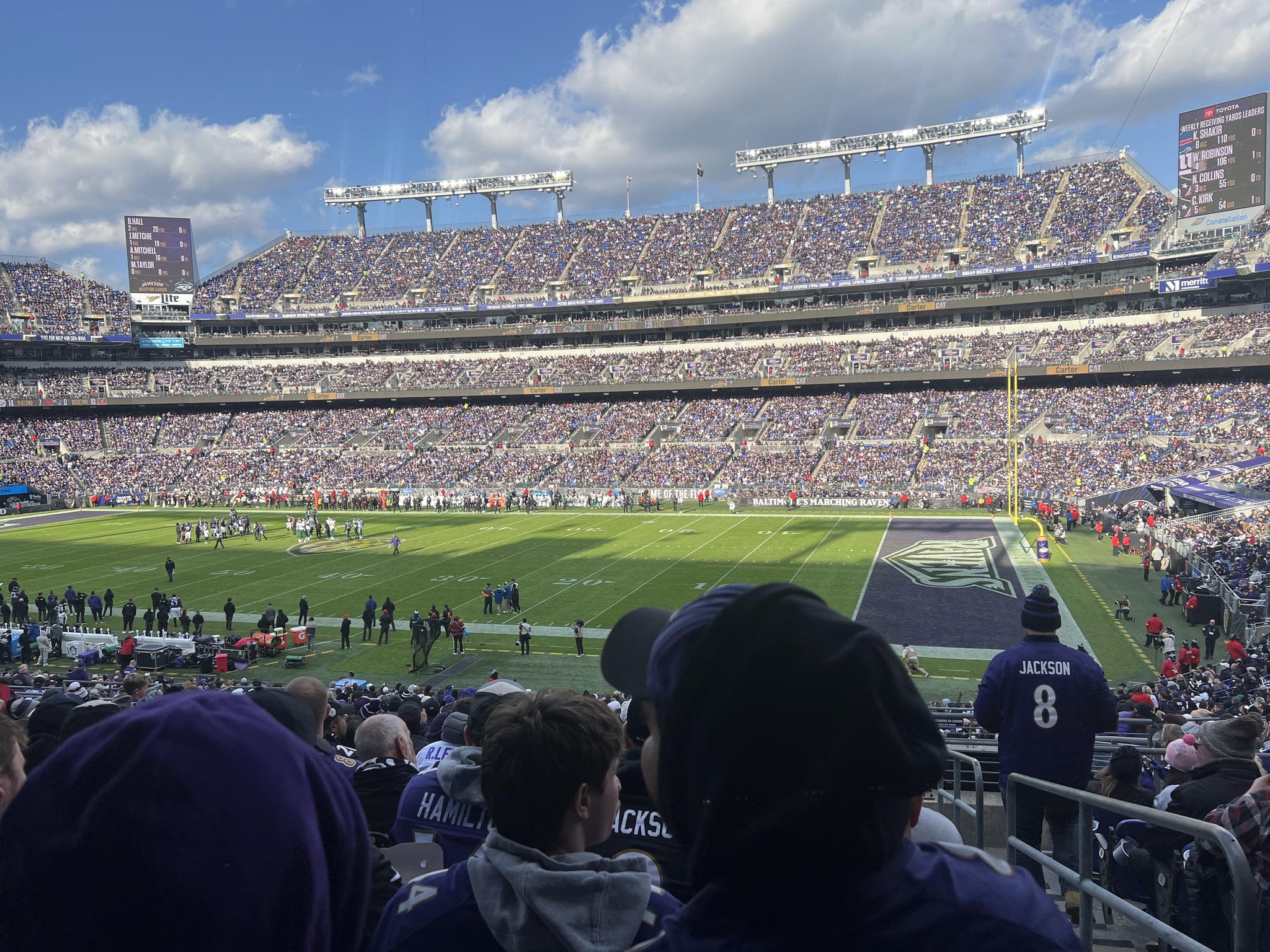 Real Fan View taken from Section 123 at M&T Bank Stadium by Melody M
