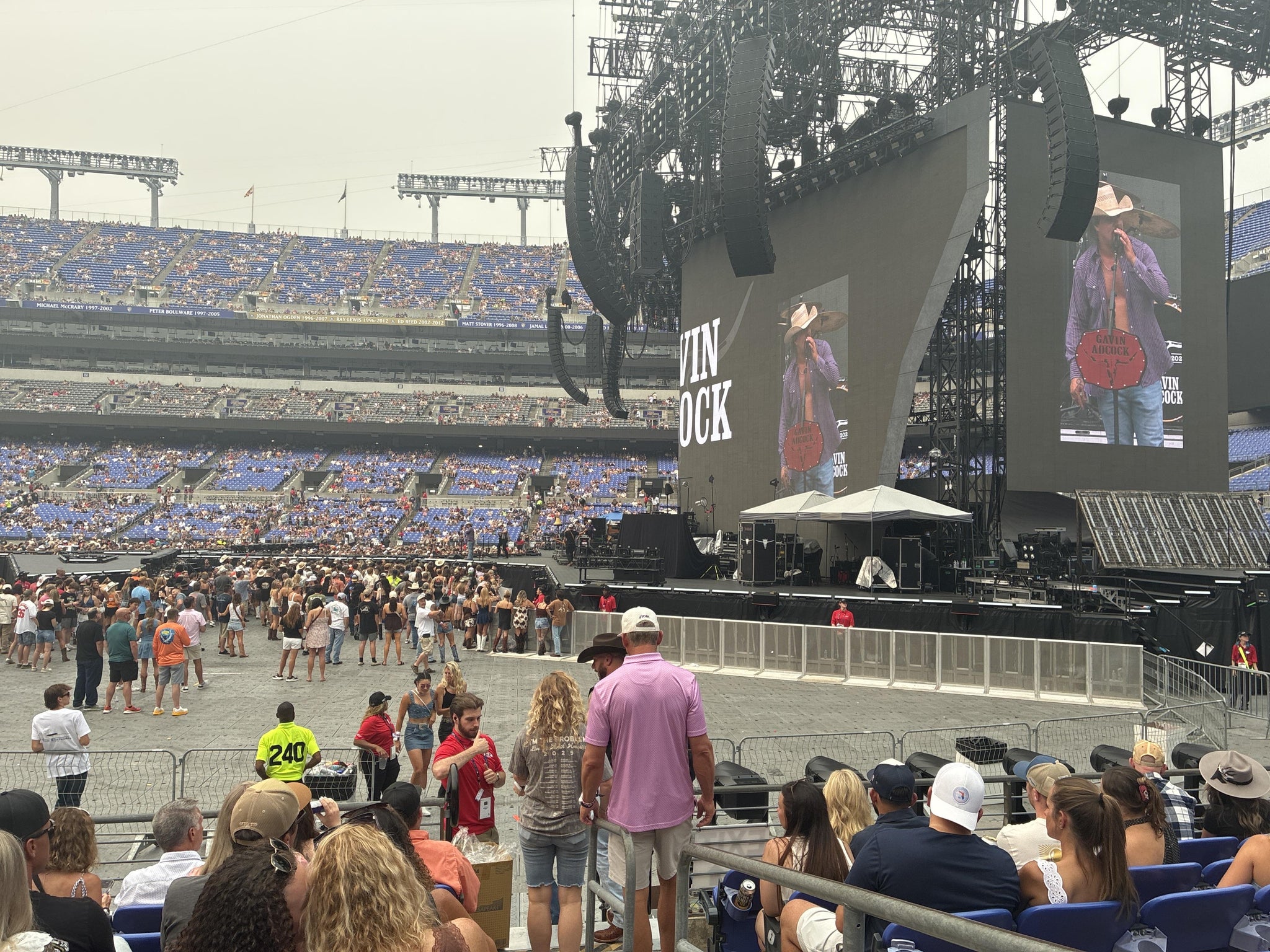 Real Fan View taken from Section 125 at M&T Bank Stadium by Kaylyn C
