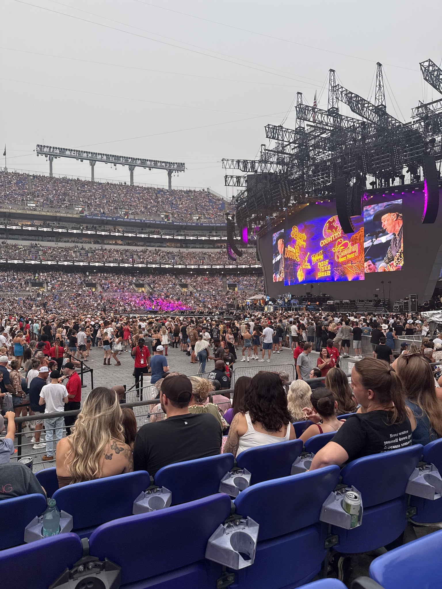 Real Fan View taken from Section 126 at M&T Bank Stadium by Julie B