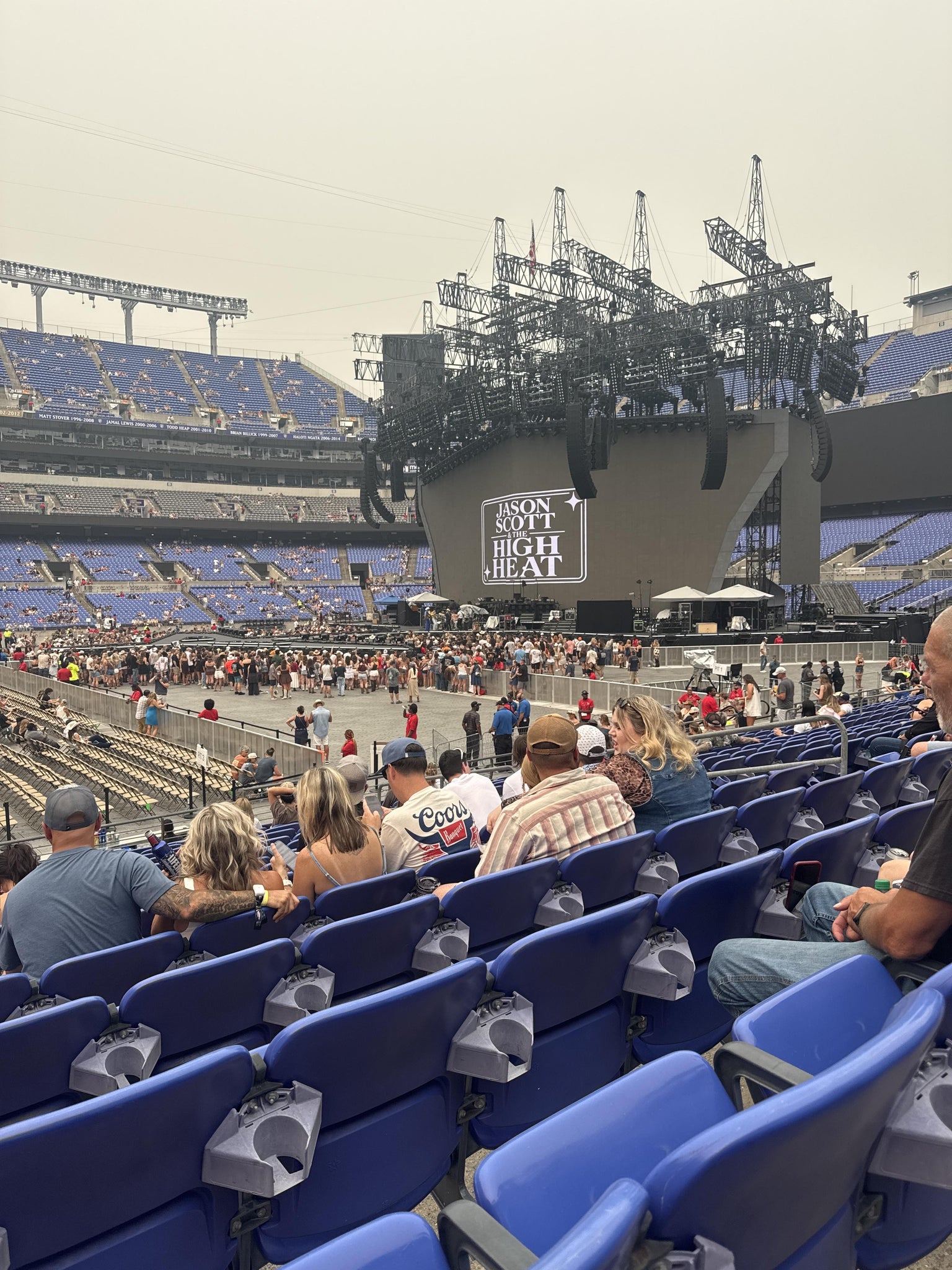 Real Fan View taken from Section 127 at M&T Bank Stadium by Sherry W