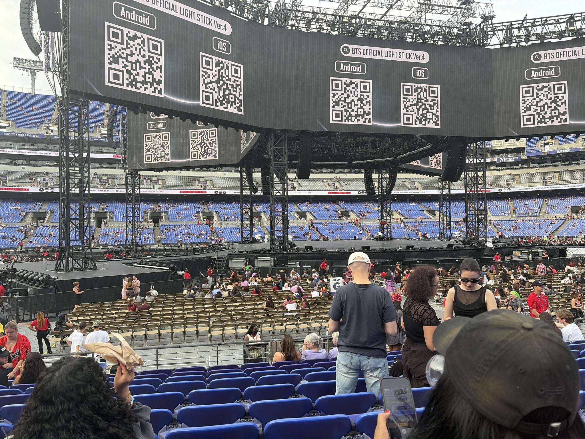 Real Fan View taken from Section 128 at M&T Bank Stadium by Daniela lisette P