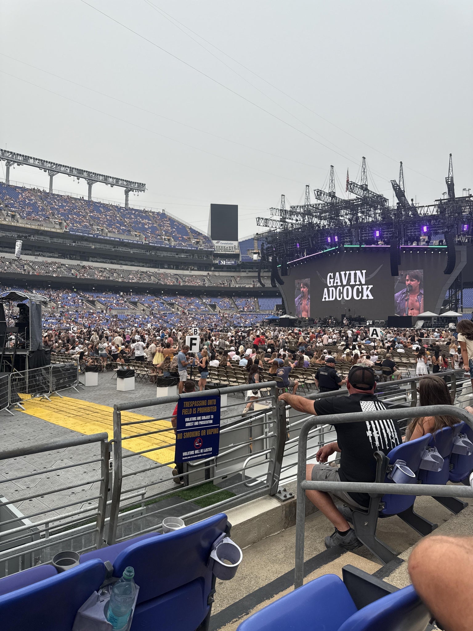 Real Fan View taken from Section 130 at M&T Bank Stadium by Kaitlyn M