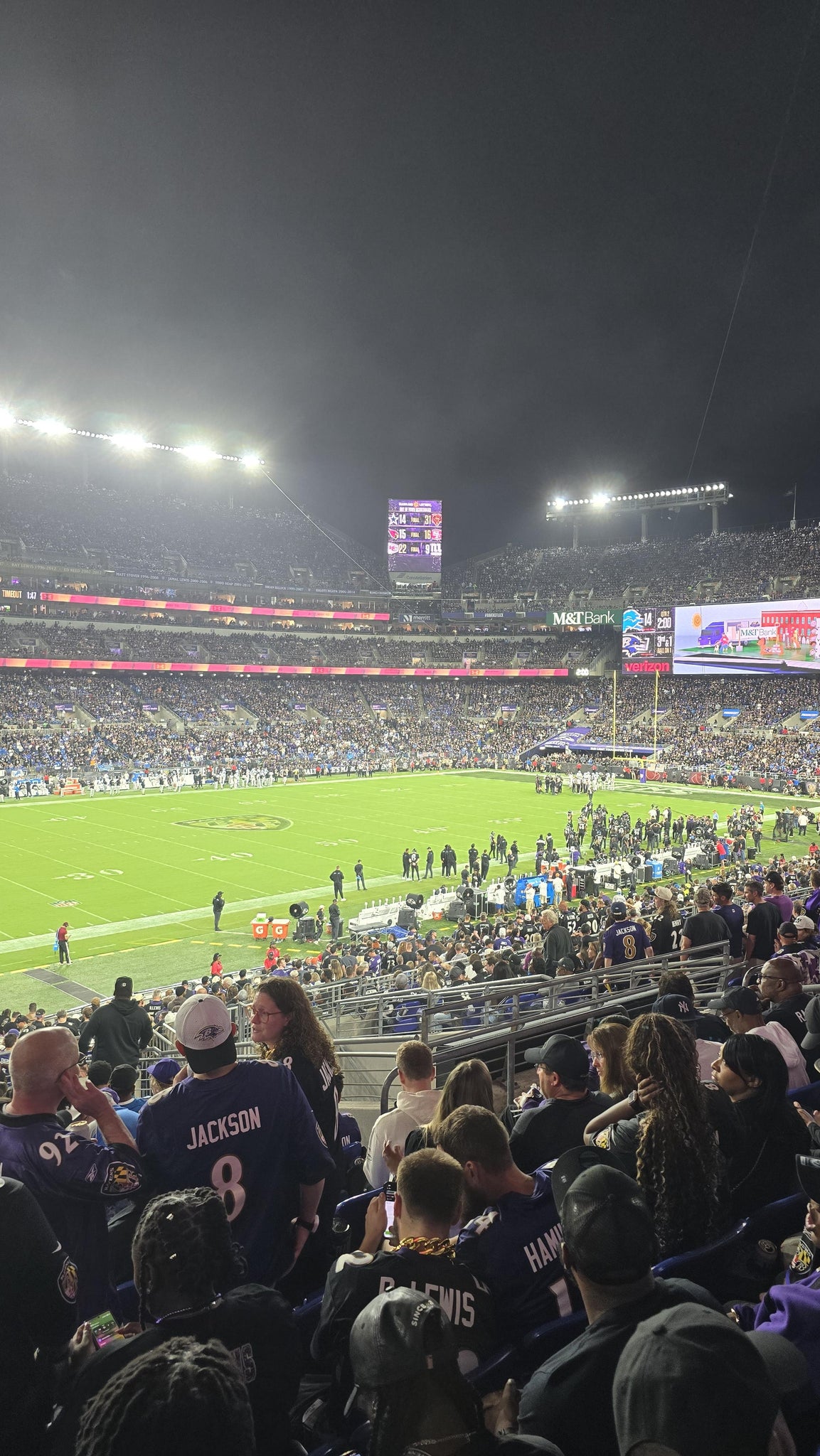 Real Fan View taken from Section 130 at M&T Bank Stadium by Jonathan H