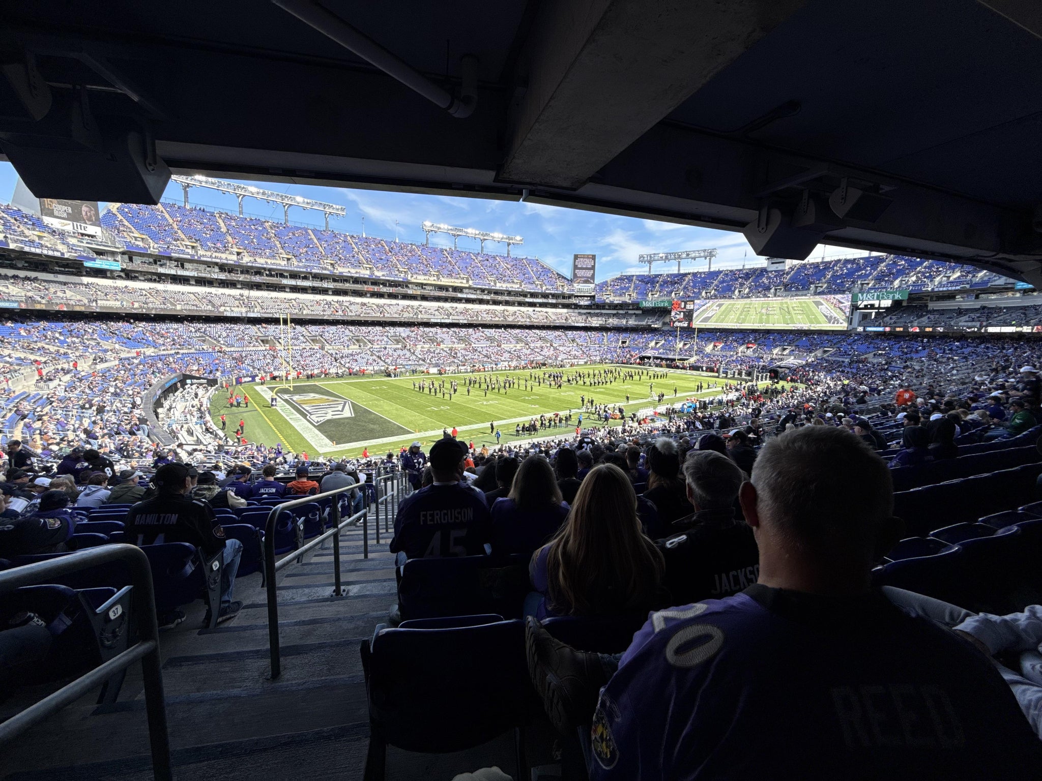 Real Fan View taken from Section 132 at M&T Bank Stadium by Jamie R