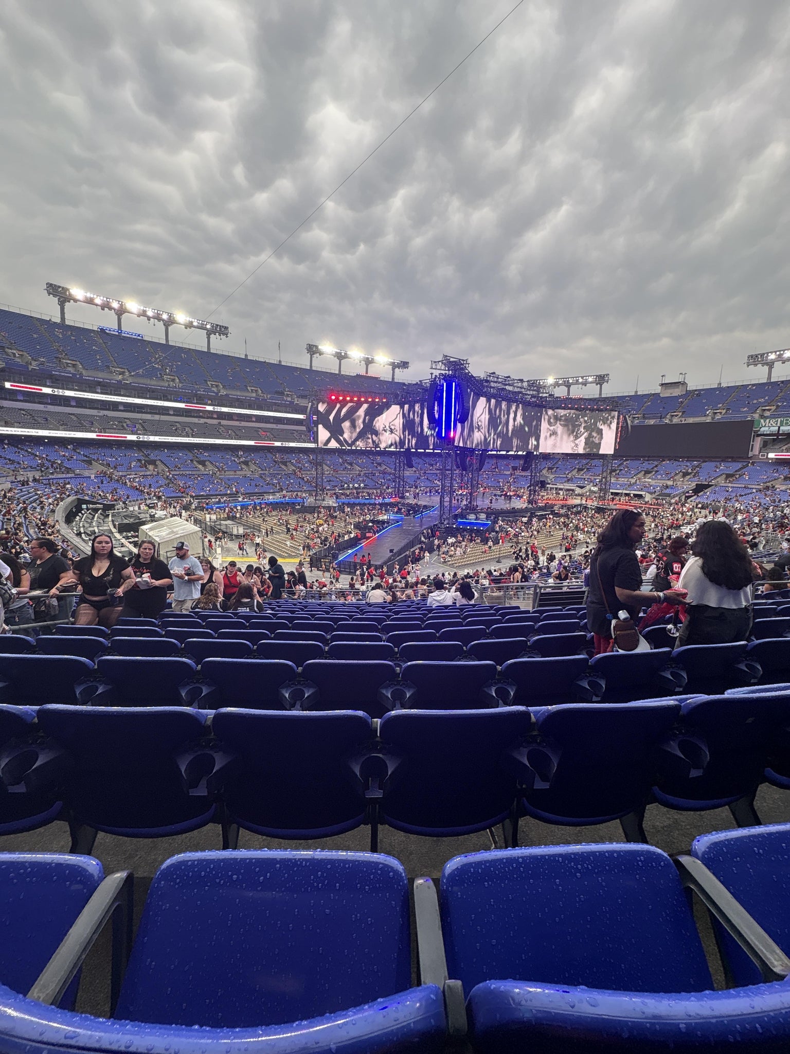 Vue réelle des fans prise de la Section 133 au site M&T Bank Stadium par Nakeya J