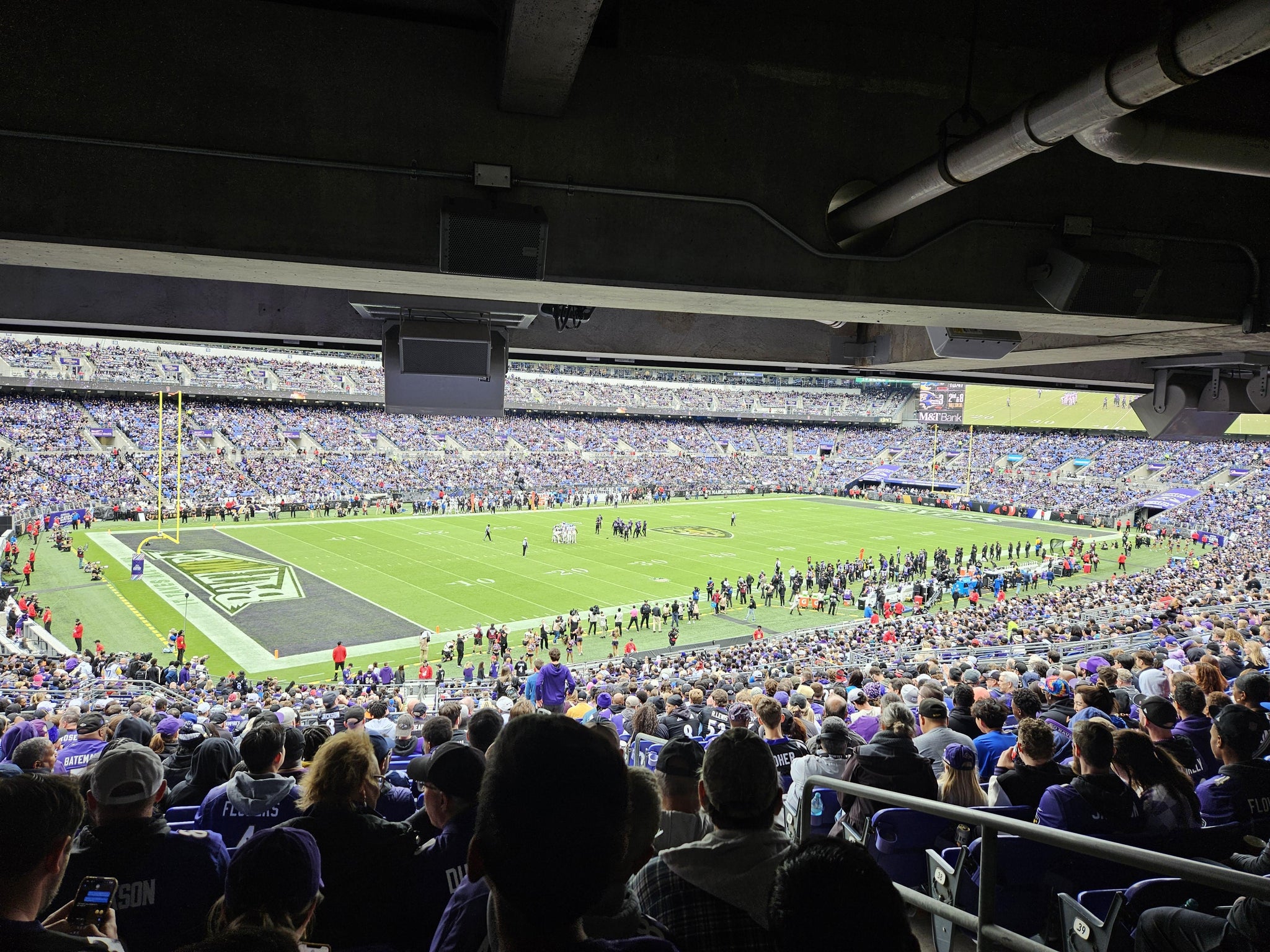 Real Fan View taken from Section 133 at M&T Bank Stadium by Michele E