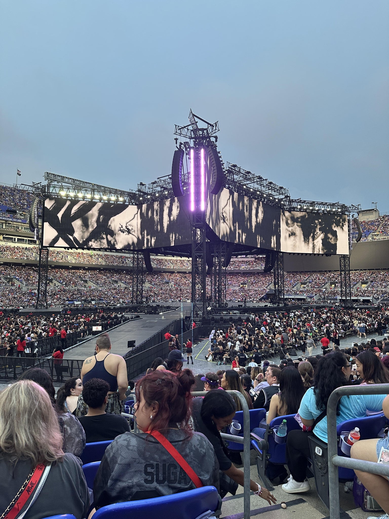 Vue réelle des fans prise de la Section 134 au site M&T Bank Stadium par Katelyn H