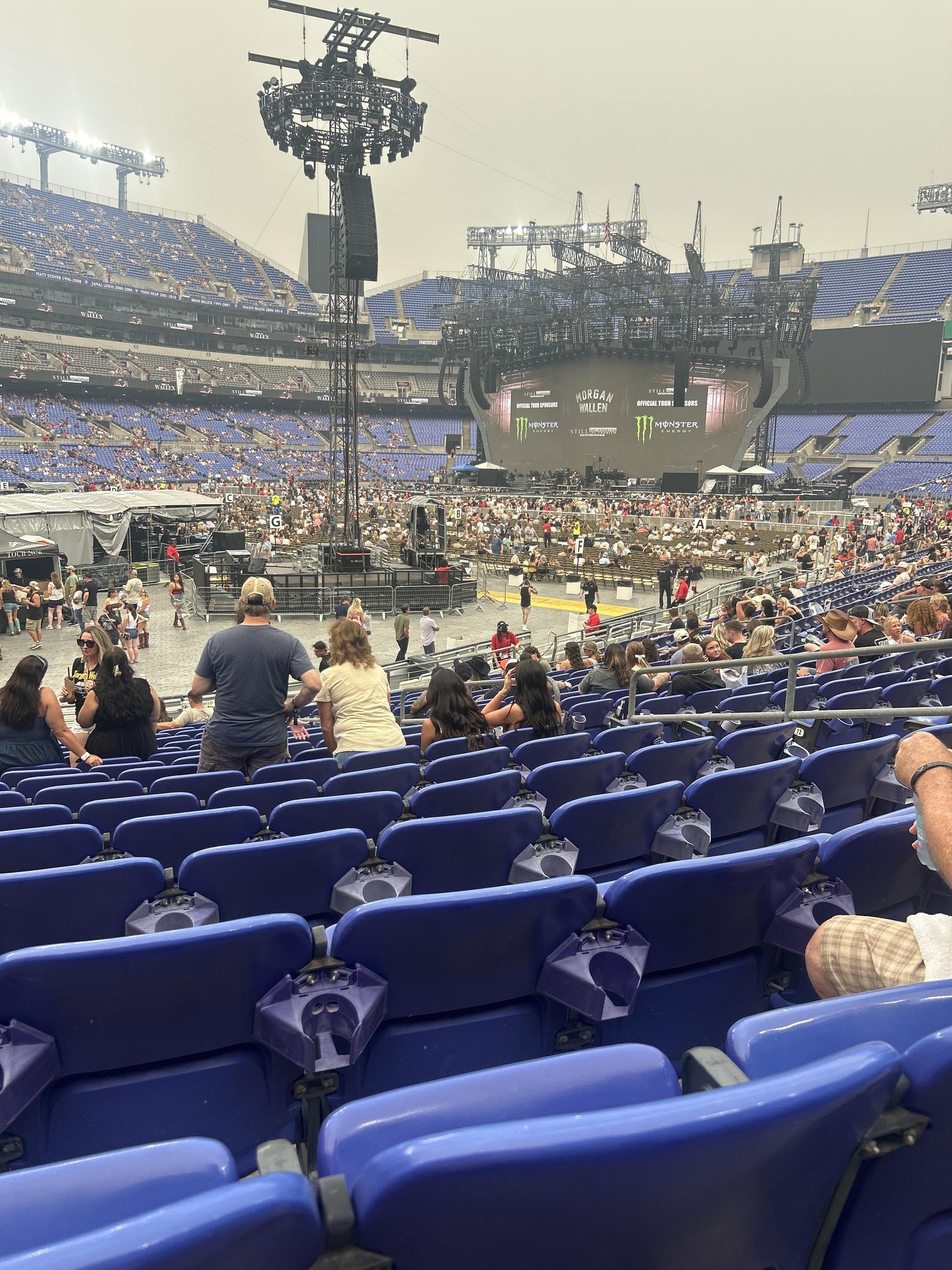 Real Fan View taken from Section 134 at M&T Bank Stadium by Anonymous User