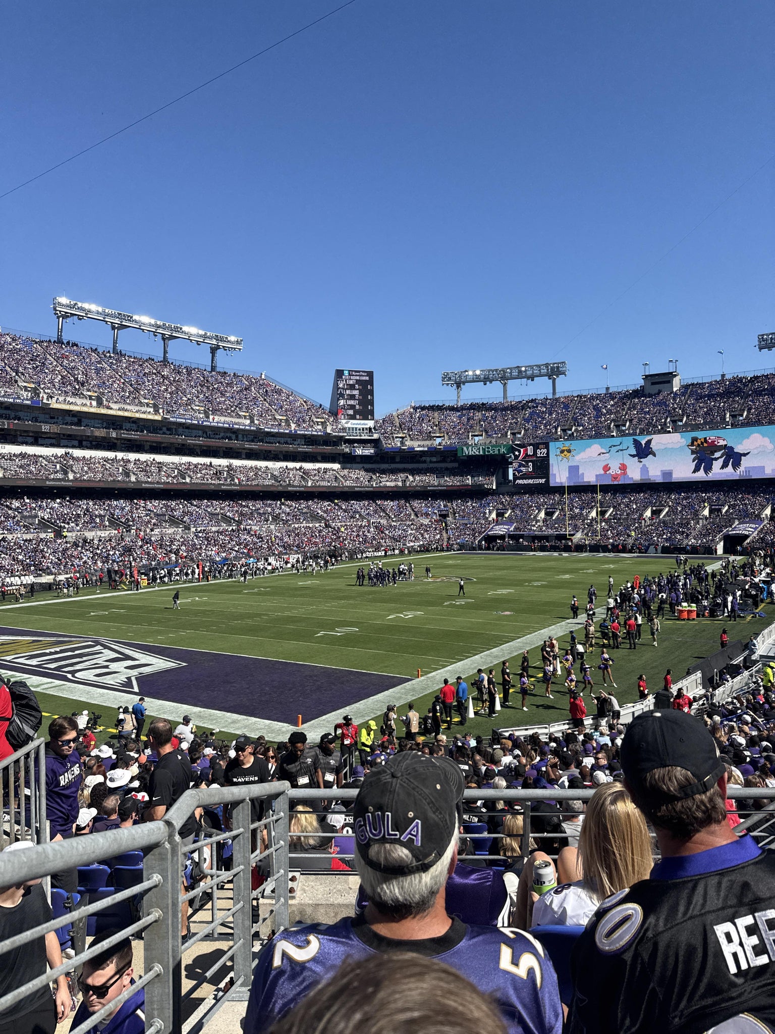 Real Fan View taken from Section 135 at M&T Bank Stadium by James M