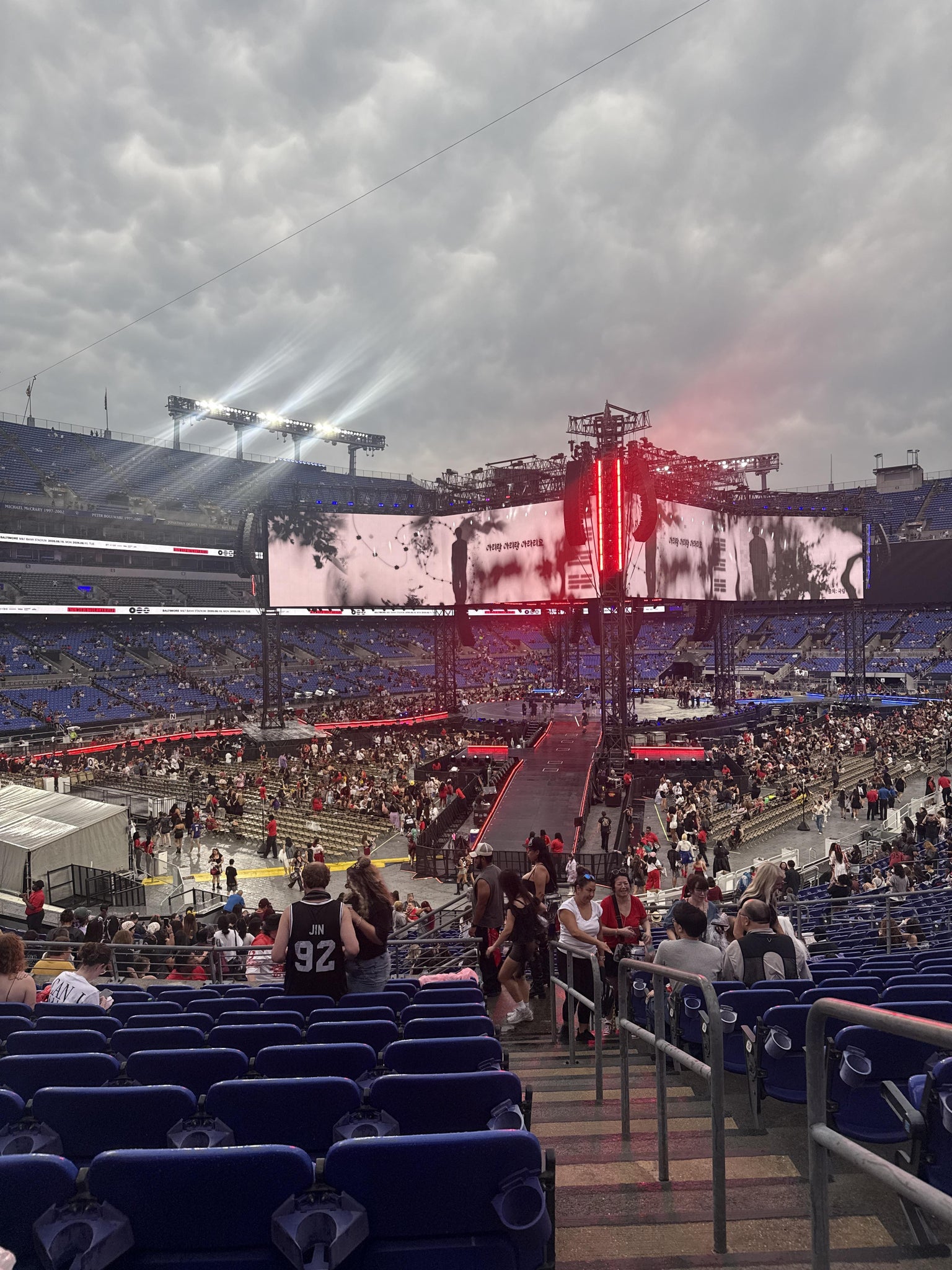Vue réelle des fans prise de la Section 135 au site M&T Bank Stadium par Anonymous User