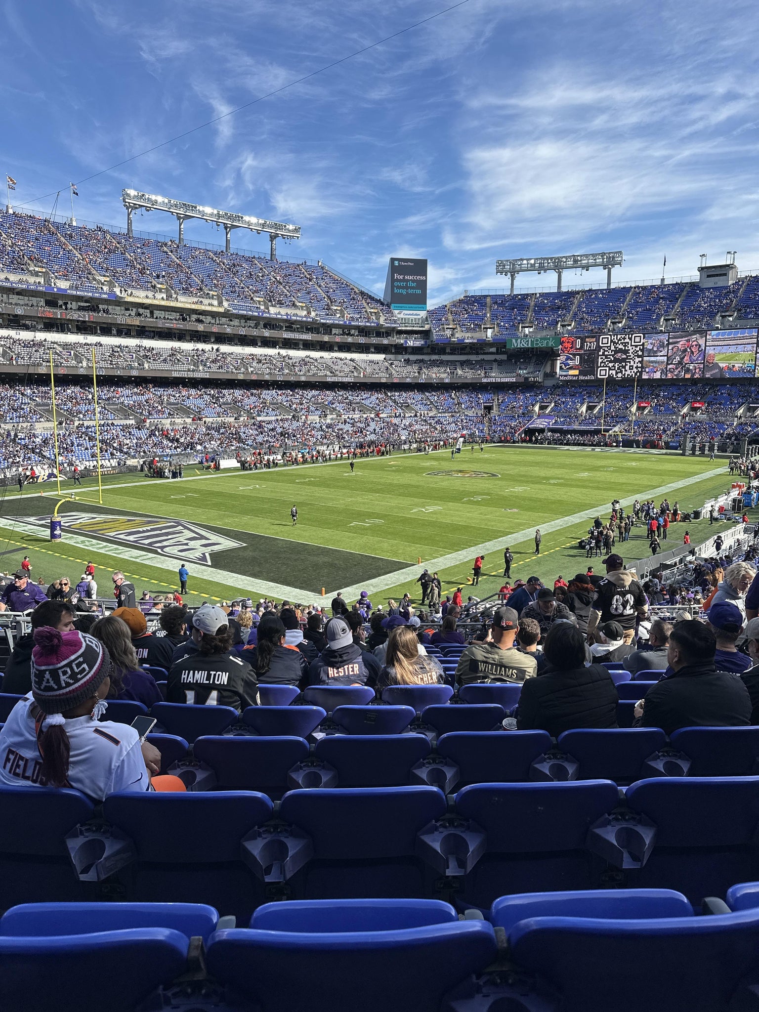 Real Fan View taken from Section 135 at M&T Bank Stadium by Anonymous User