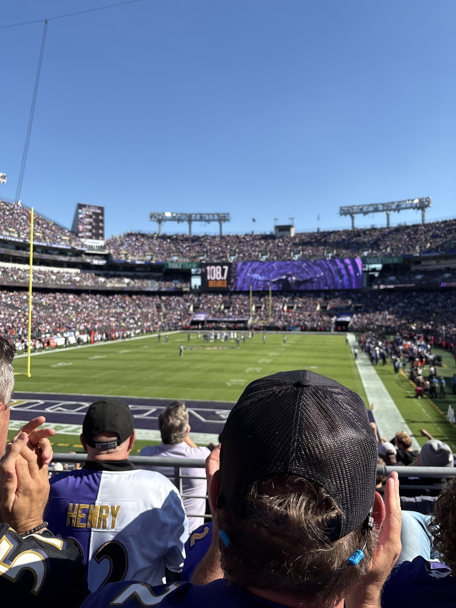 Real Fan View taken from Section 138 at M&T Bank Stadium by Waryata C