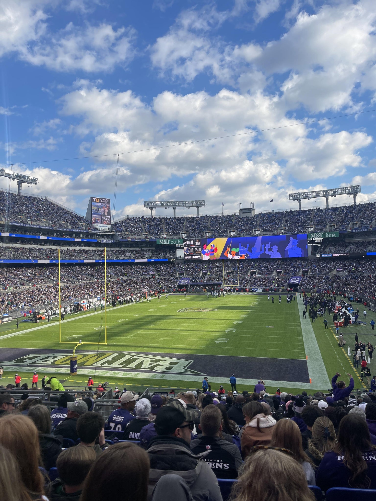 Real Fan View taken from Section 138 at M&T Bank Stadium by Qiana W