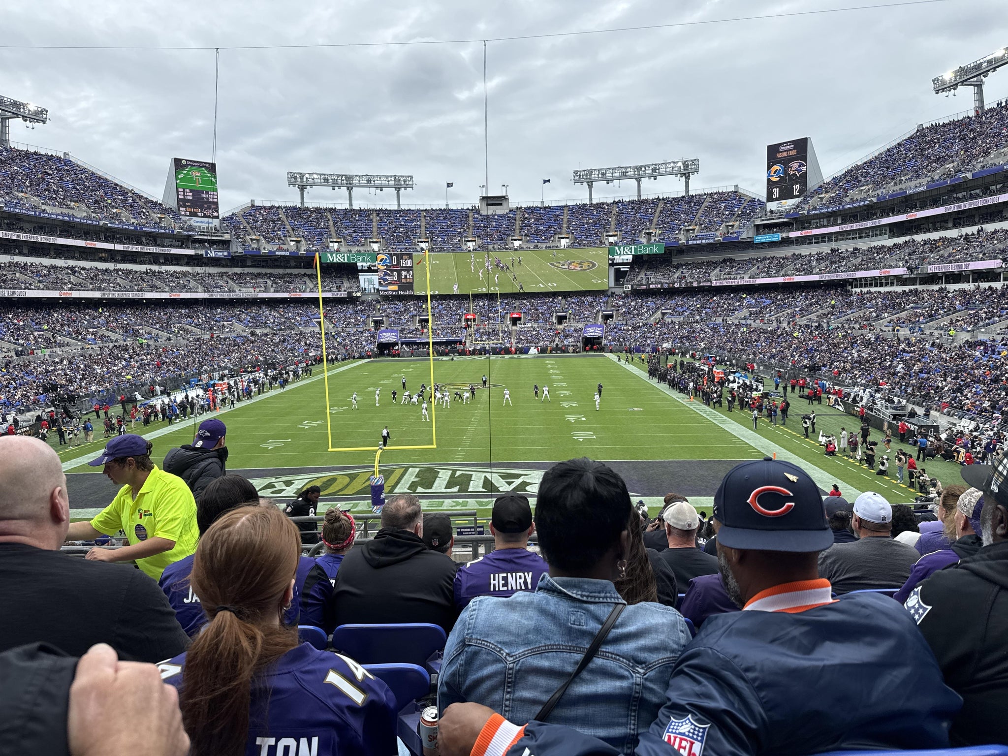 Real Fan View taken from Section 139 at M&T Bank Stadium by Terrilyn C