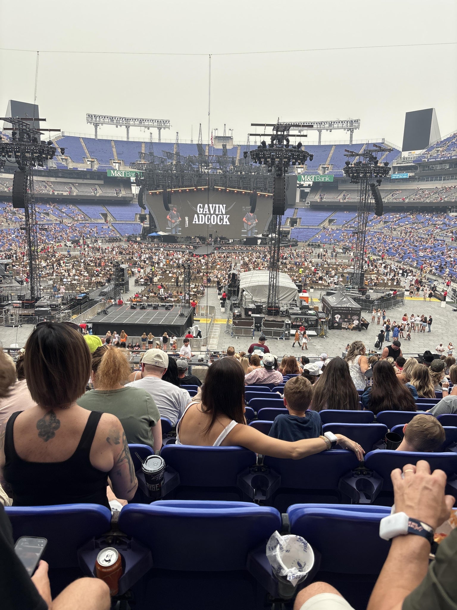 Vue réelle des fans prise de la Section 139 au site M&T Bank Stadium par Phoebe K