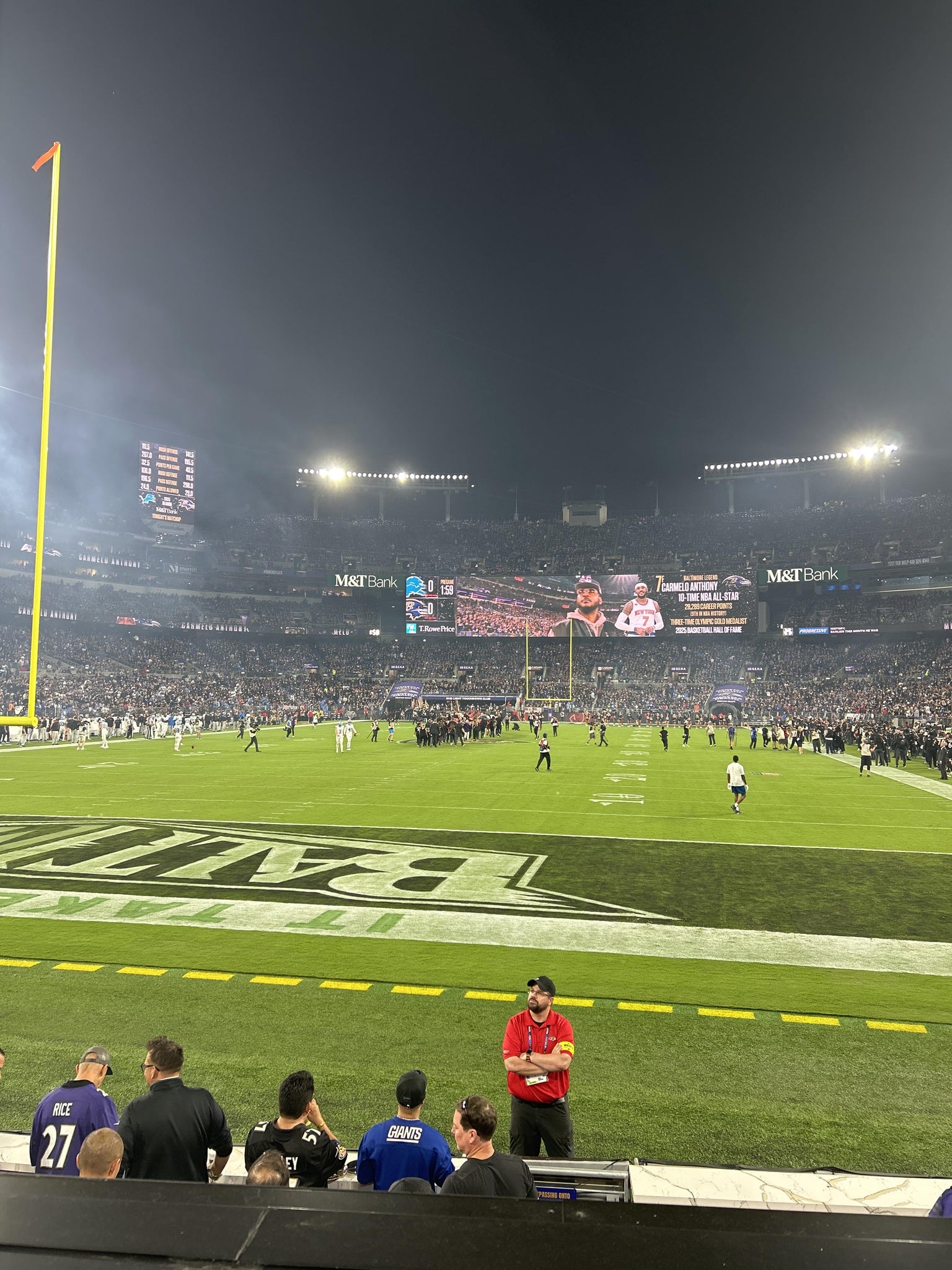 Real Fan View taken from Section 139 at M&T Bank Stadium by Laura P