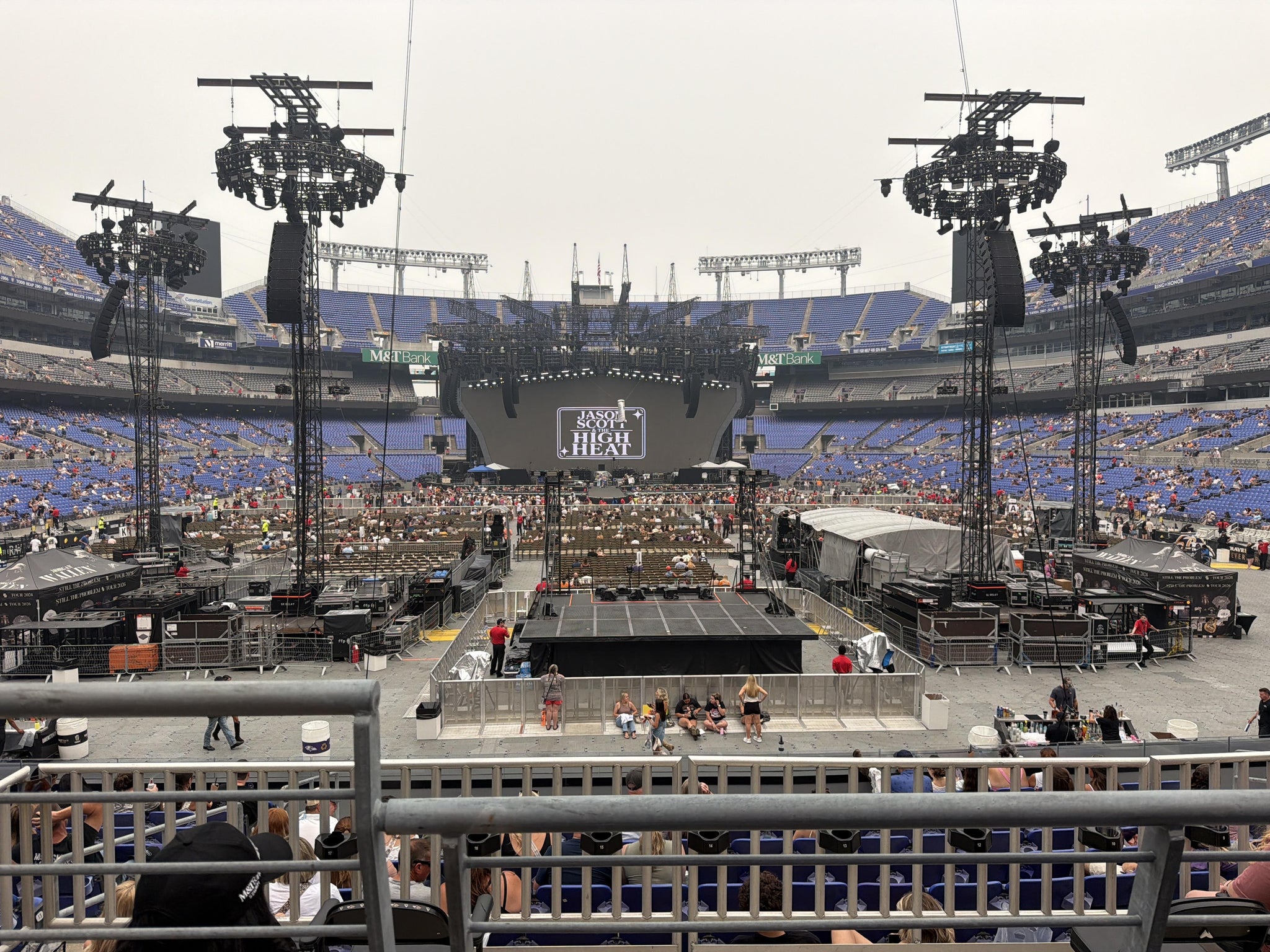 Real Fan View taken from Section 140 at M&T Bank Stadium by Brandon W