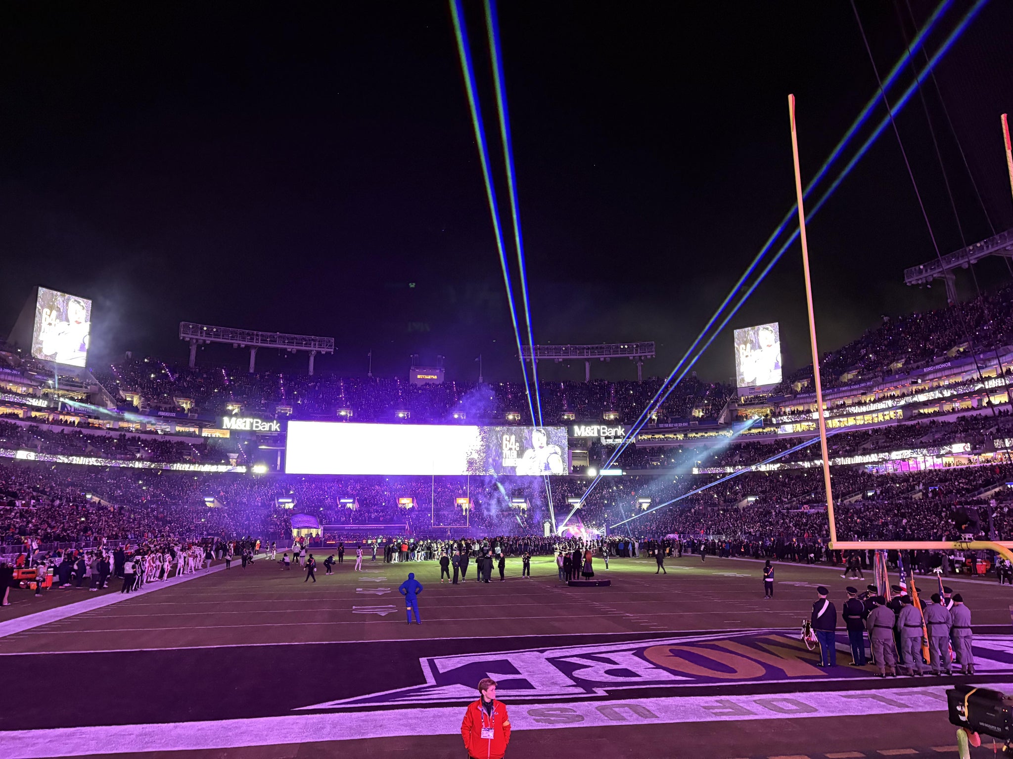Vue réelle des fans prise de la Section 141 au site M&T Bank Stadium par Chris G