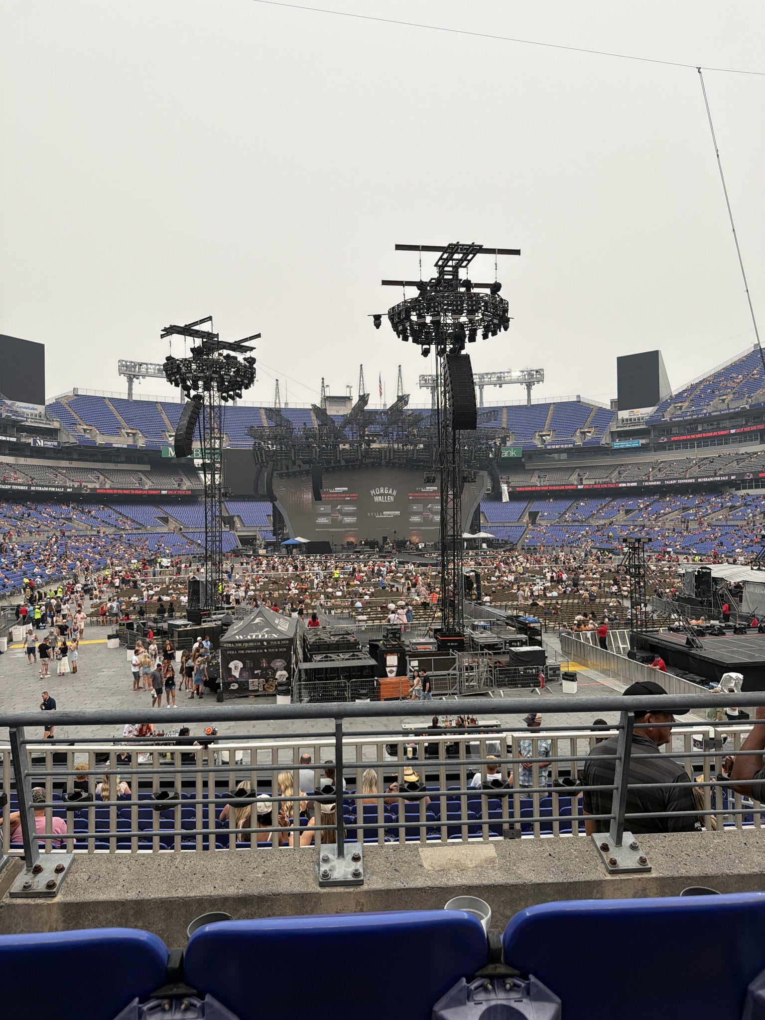 Real Fan View taken from Section 142 at M&T Bank Stadium by Brenna Y