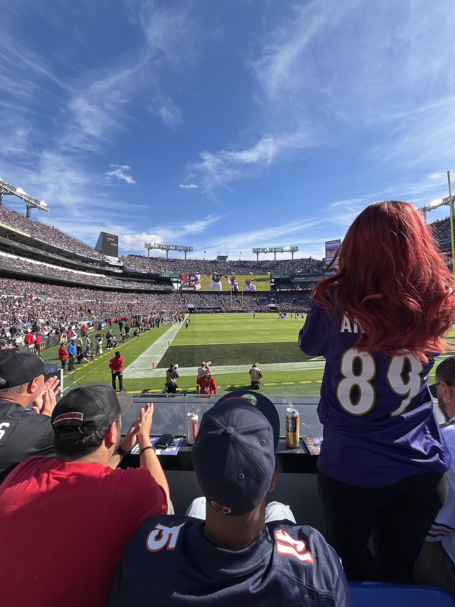 Real Fan View taken from Section 142 at M&T Bank Stadium by Tysheem H