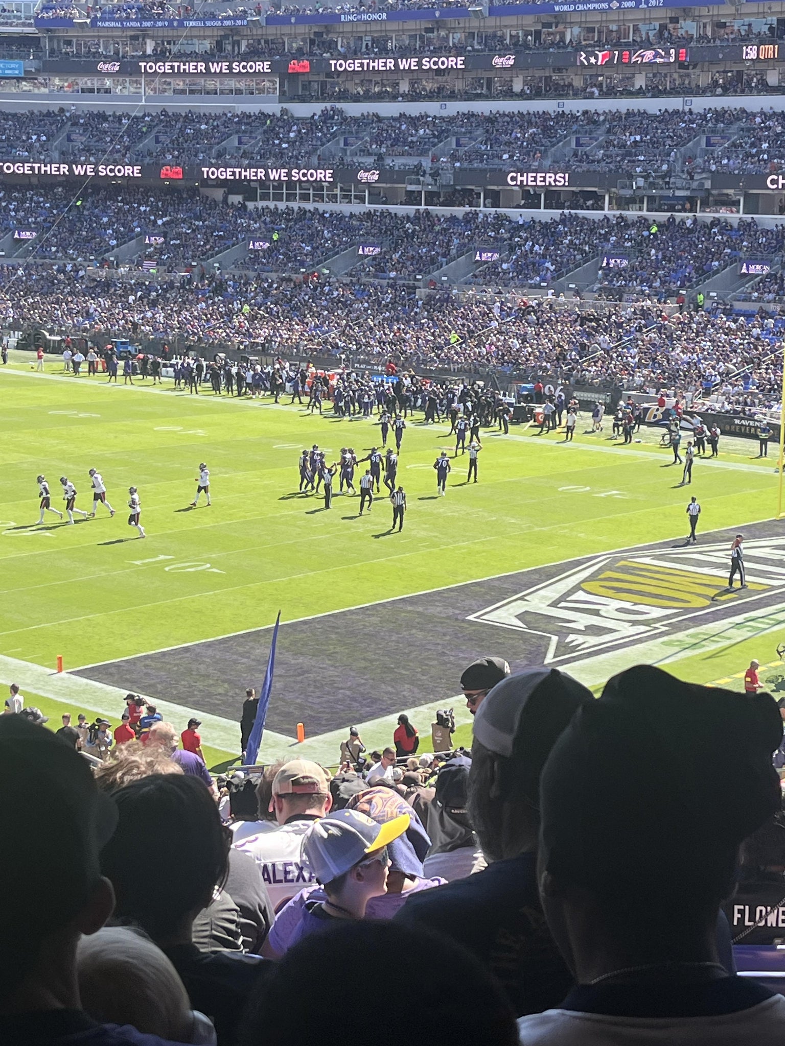 Real Fan View taken from Section 145 at M&T Bank Stadium by Kim S